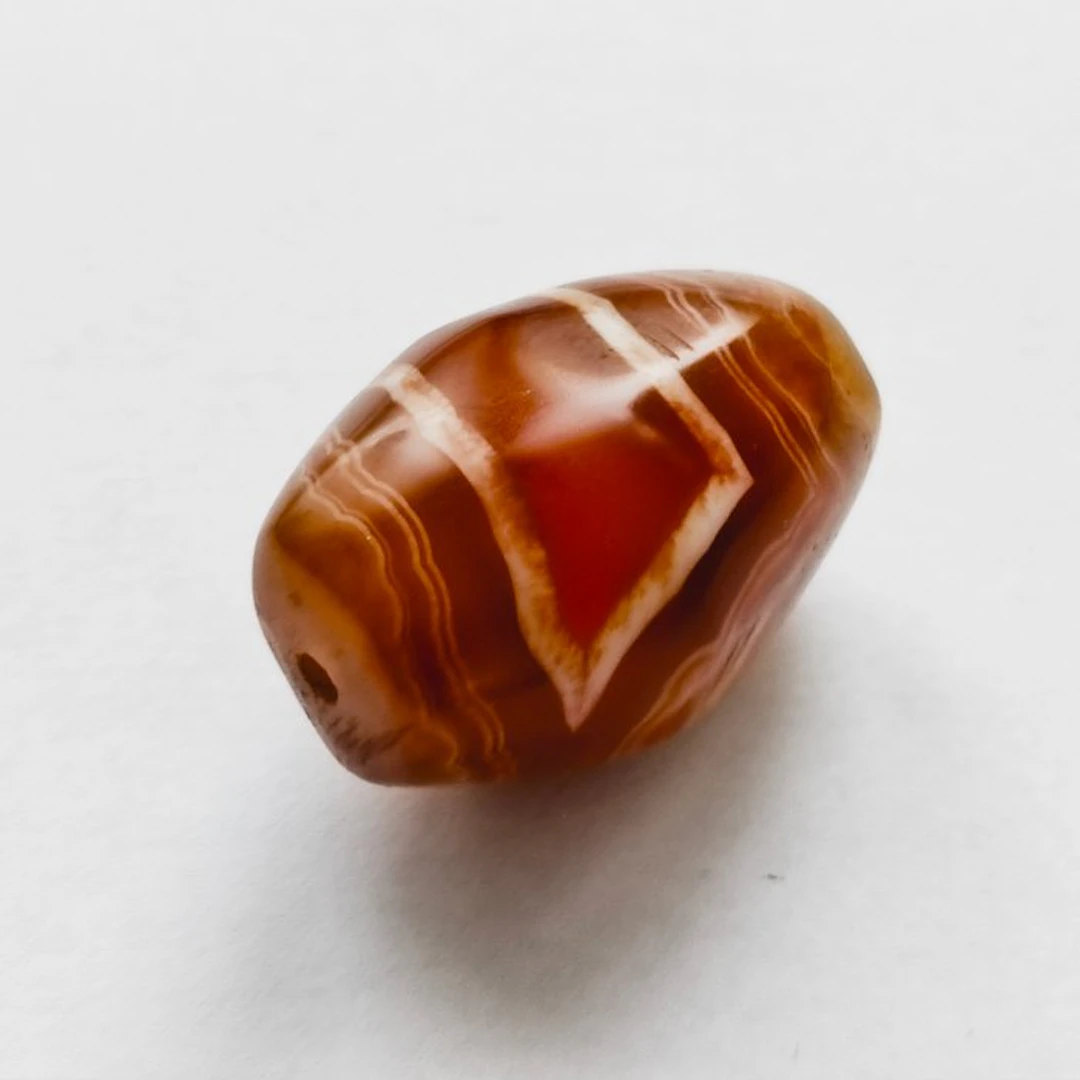 Silk Road,Central Asian Natural Banded Agate Protective...