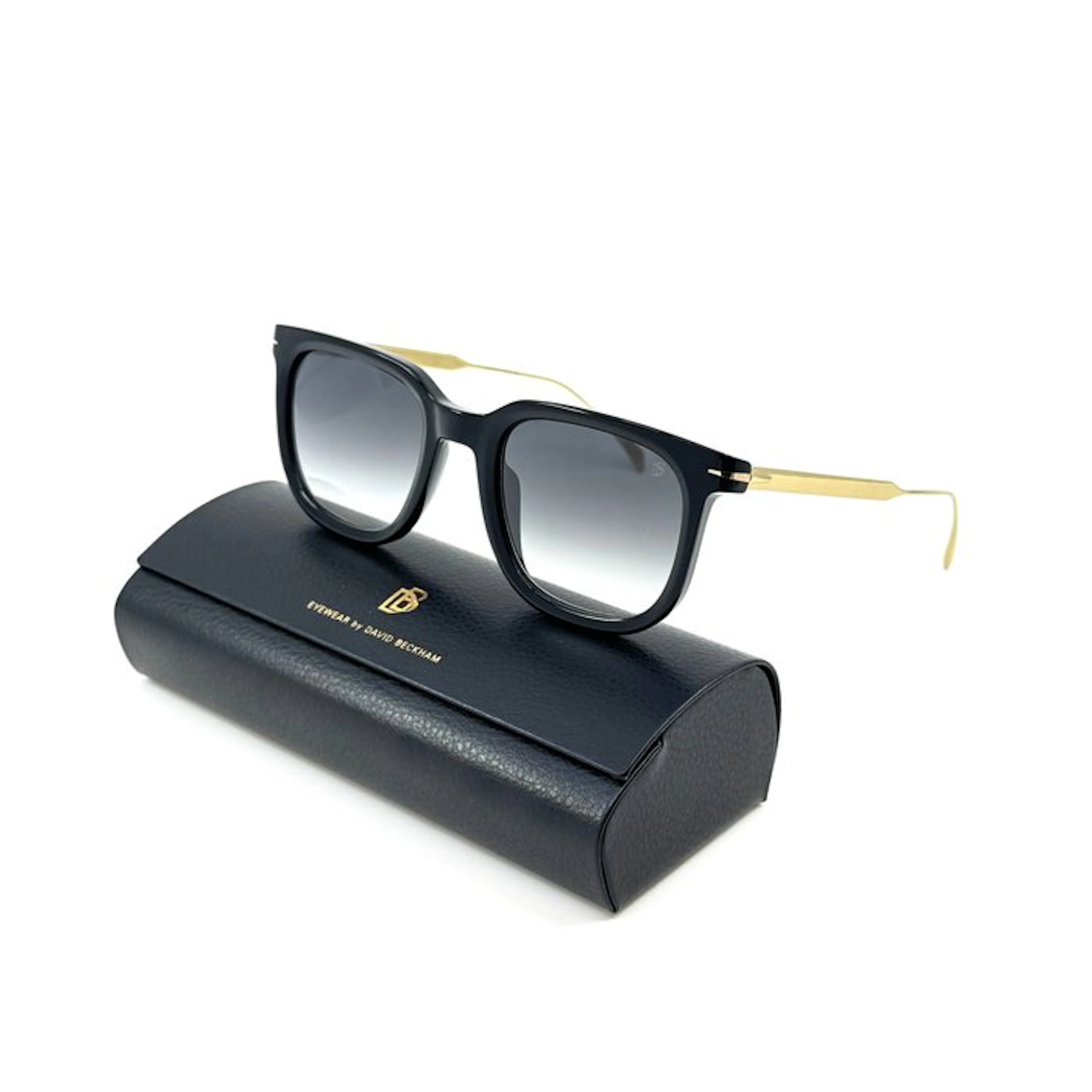 Other brand - David Beckham - *NEW* - Gold Metal - Grey Lenses - Sunglasses