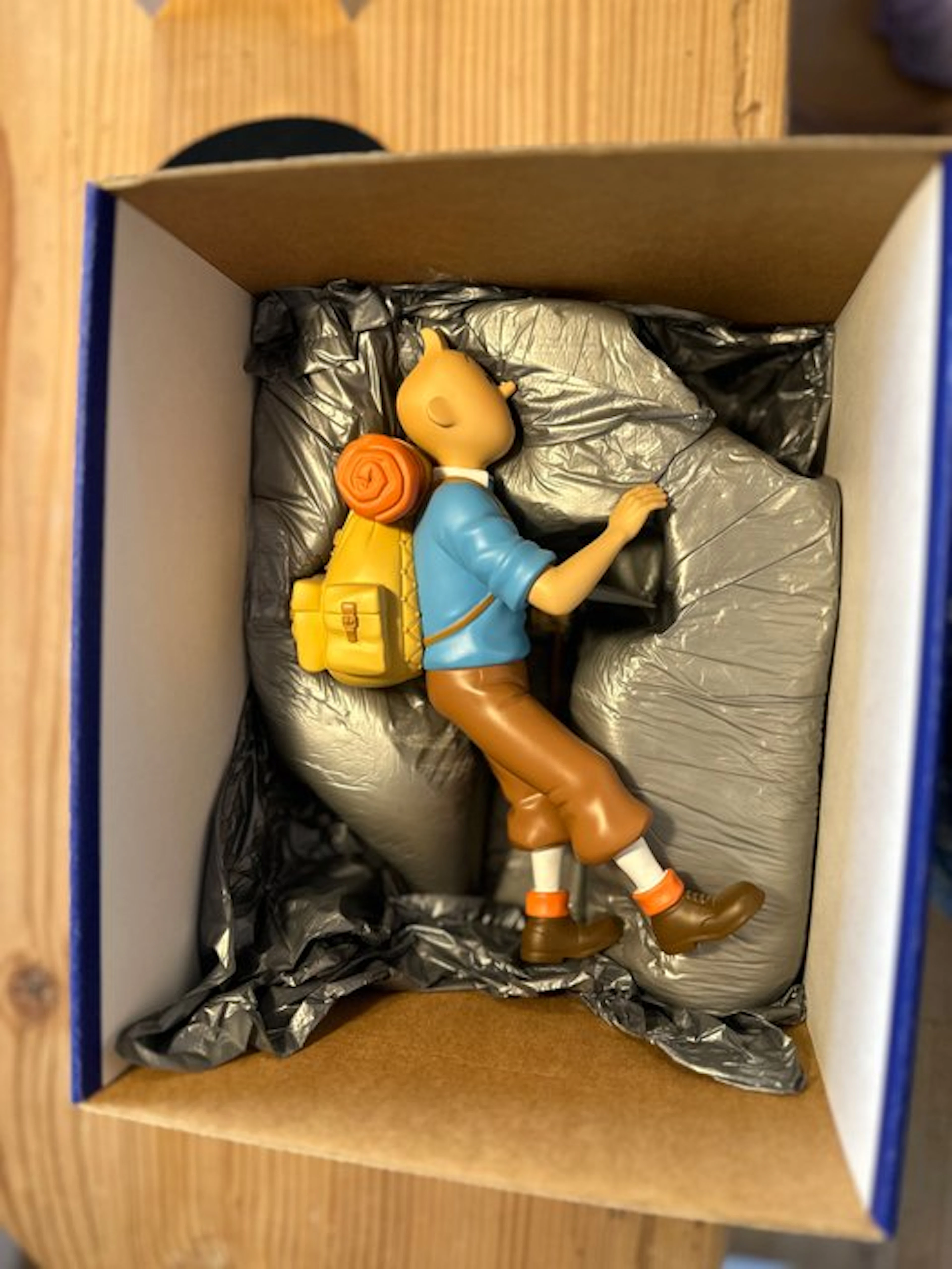 Statuette Moulinsart 45949 - Collection Mythiques - Tintin - Tintin Alpiniste