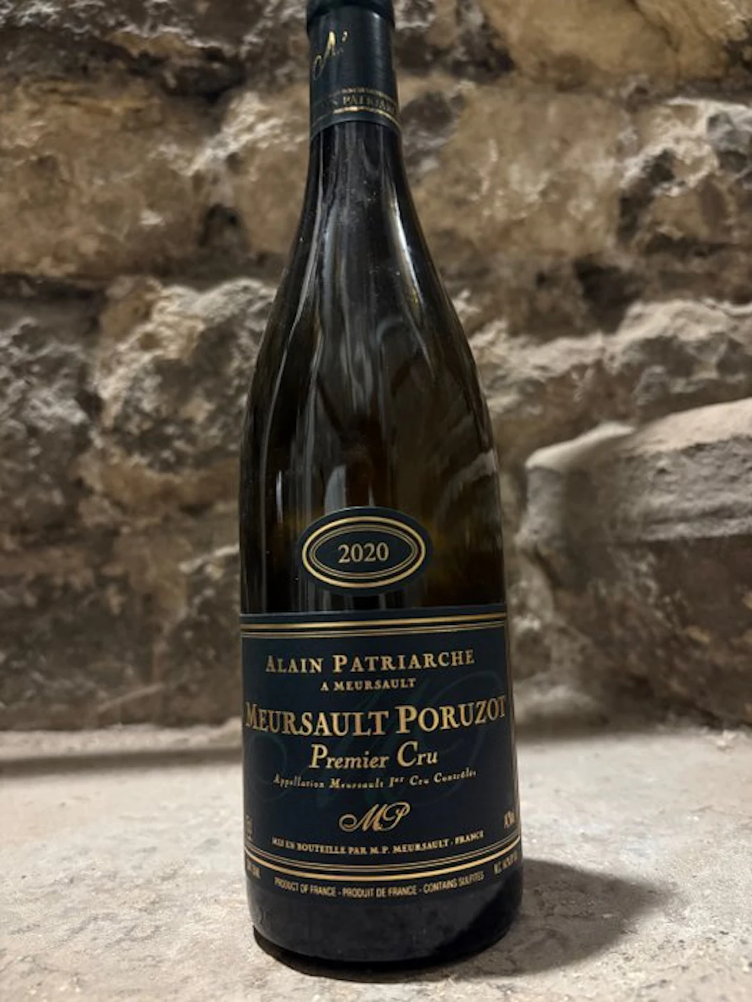 2020 Alain Patriarche "Poruzot" - Meursault 1er Cru - 1 Bottle (0.75L)