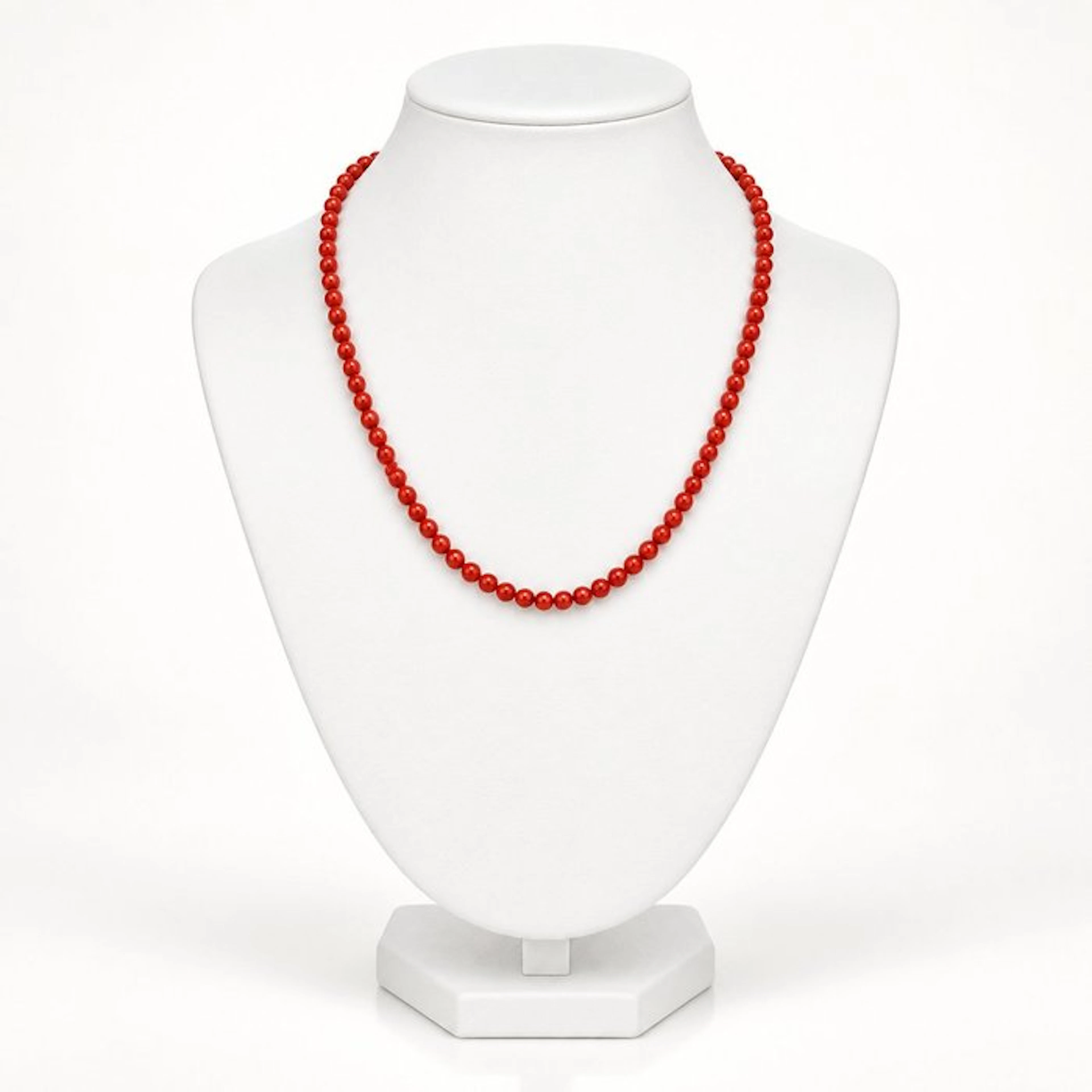 No reserve price - Necklace - 18 kt. Yellow gold Coral