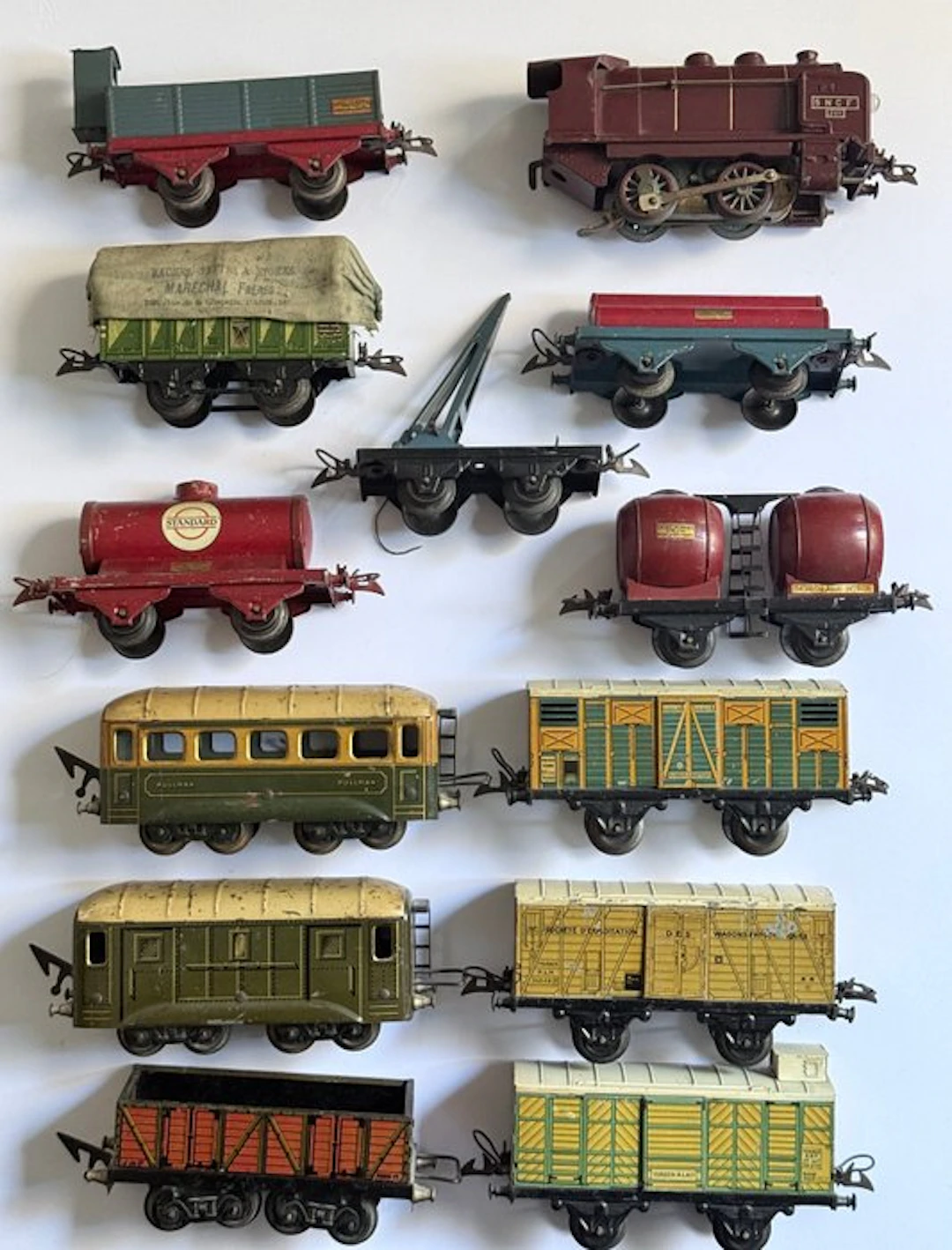 meccano 0 - Hornby & JEP O - Lot de collection rame...