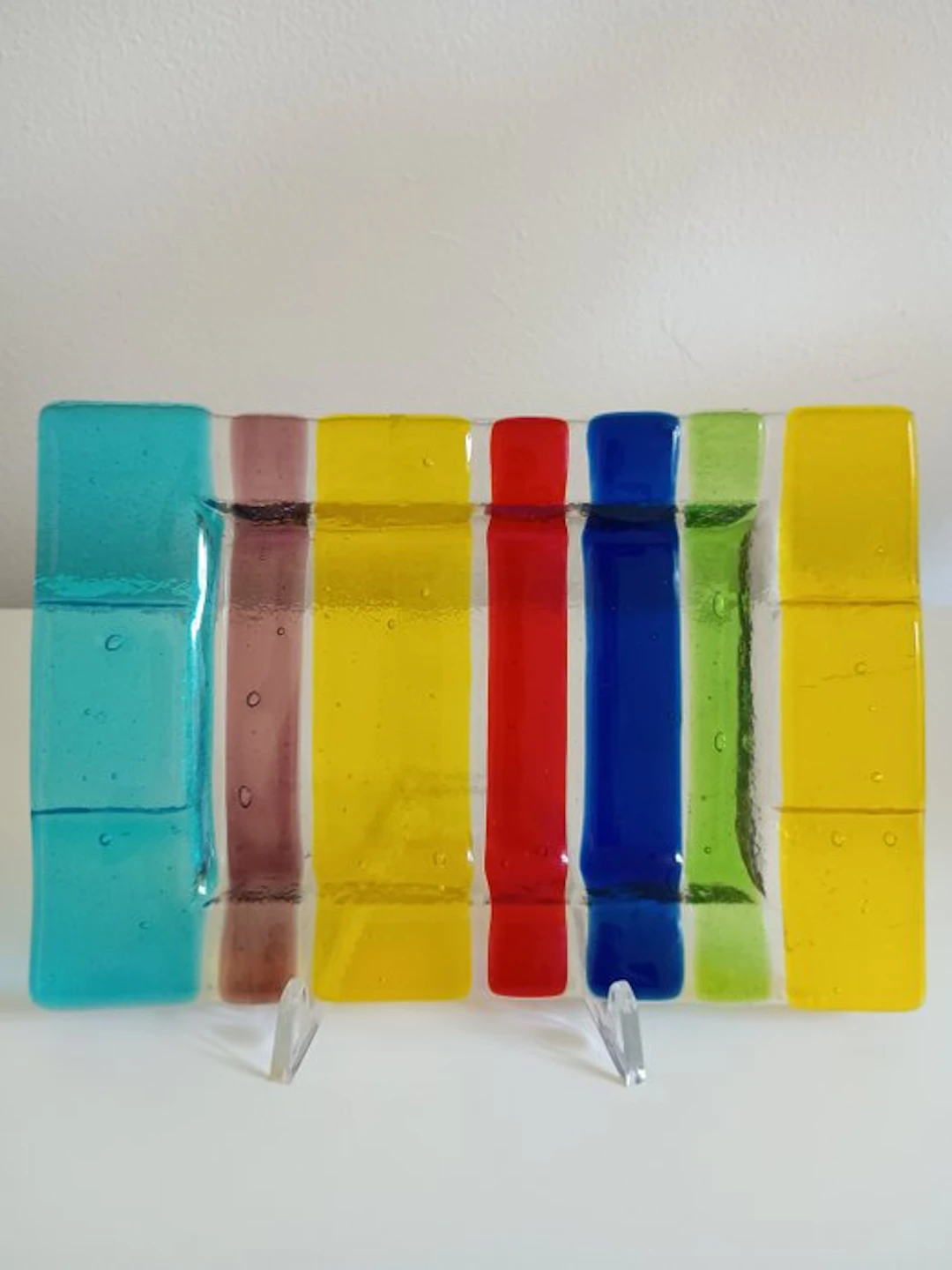 Murano - Dish - Glass - Polychrome by Dogi, 1960s