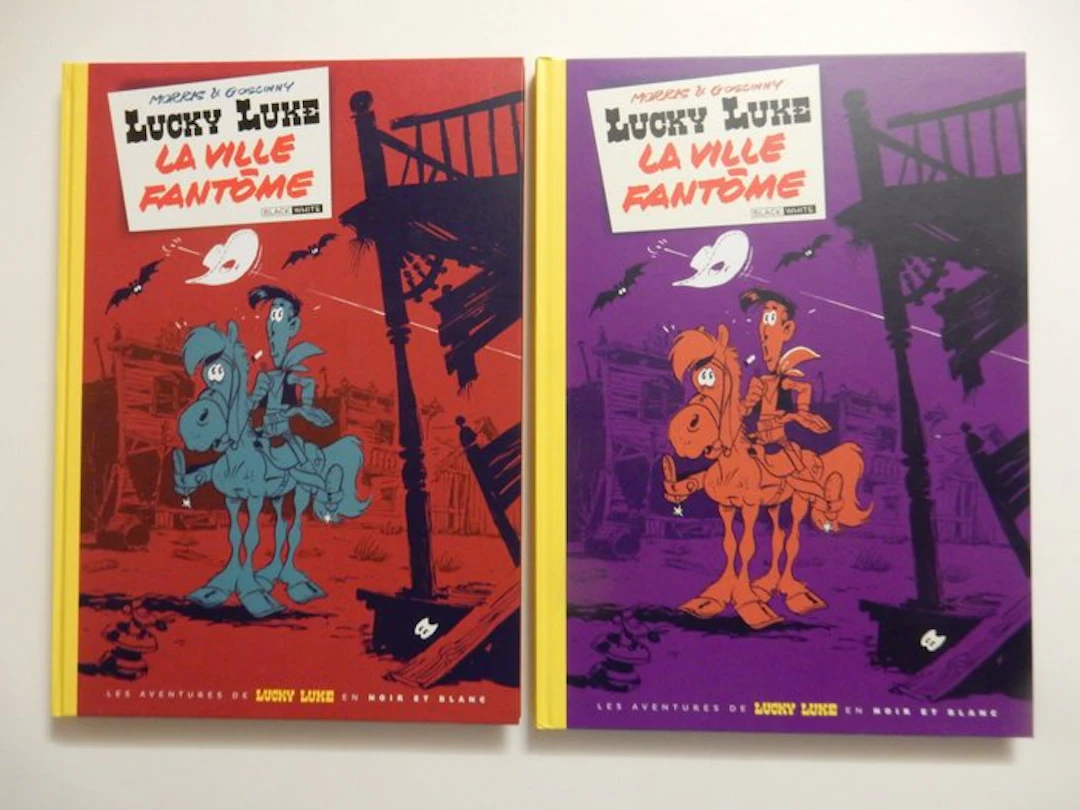 Lucky Luke T25 - La Ville fantôme + suppléments - 2x C...