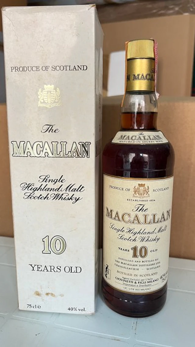 Macallan 10 years old Sherry Wood - b. 1980s - 75cl