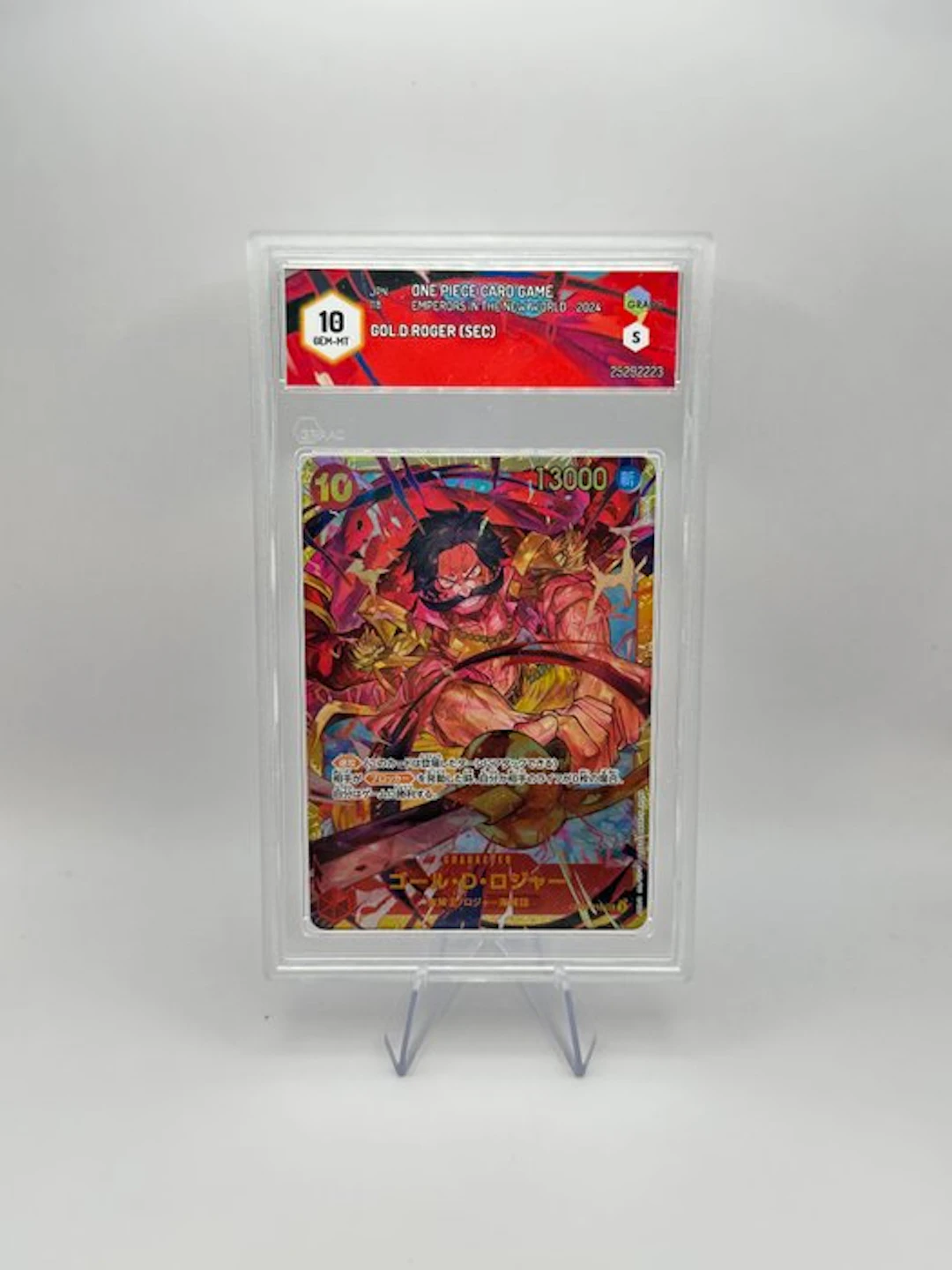 Bandai - 1 Graded card - One Piece - Gol D