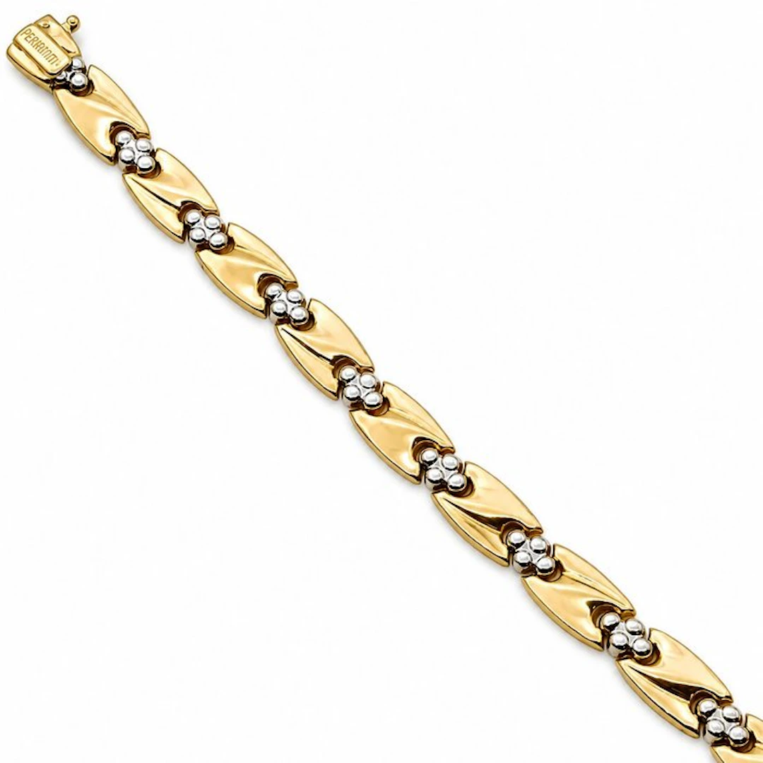 Bracelet - 18 kt. Yellow gold, White gold - Handmade - Periamma