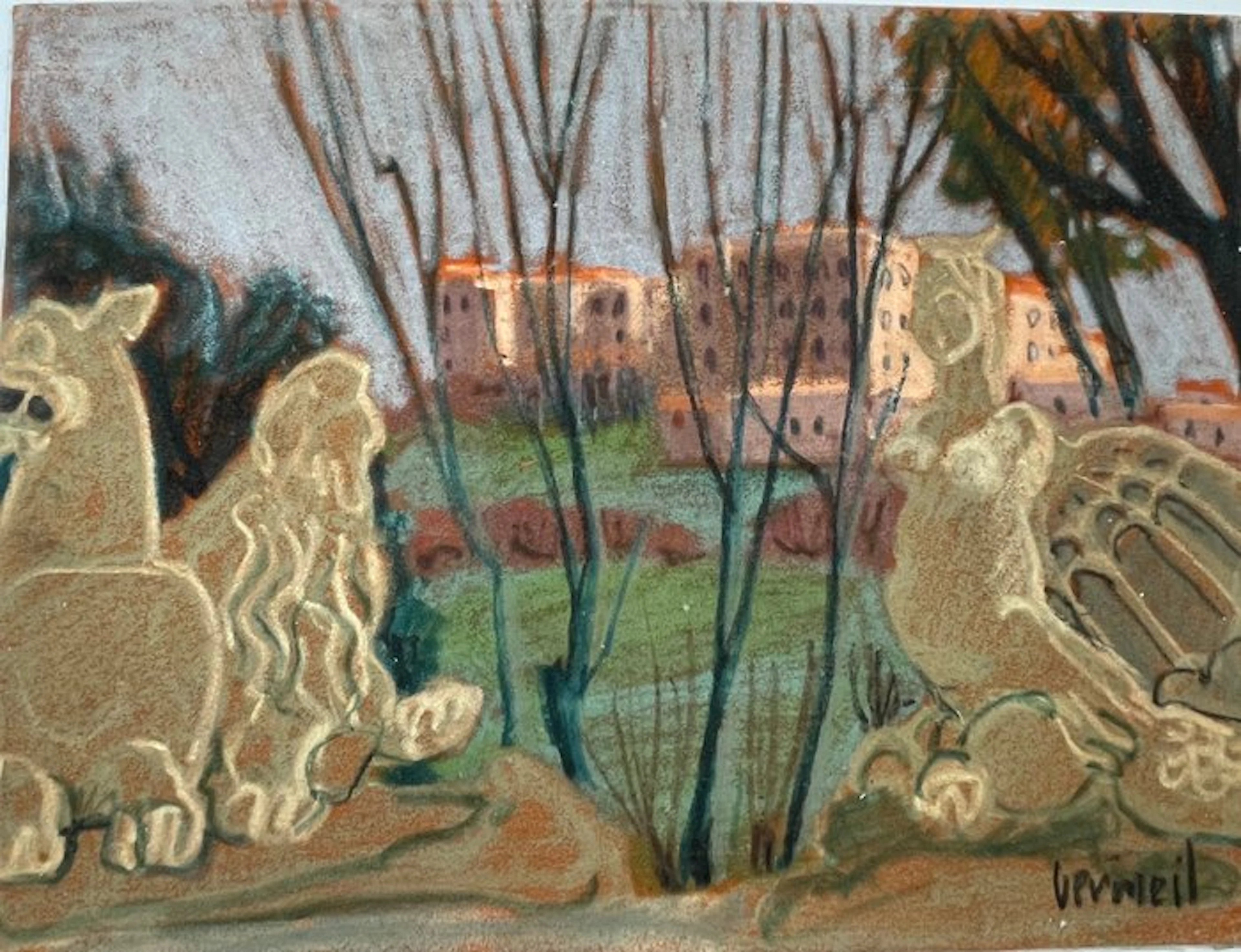 Véronique Vermeil (1938-2017) - Jardin de Bomarzo - Italie