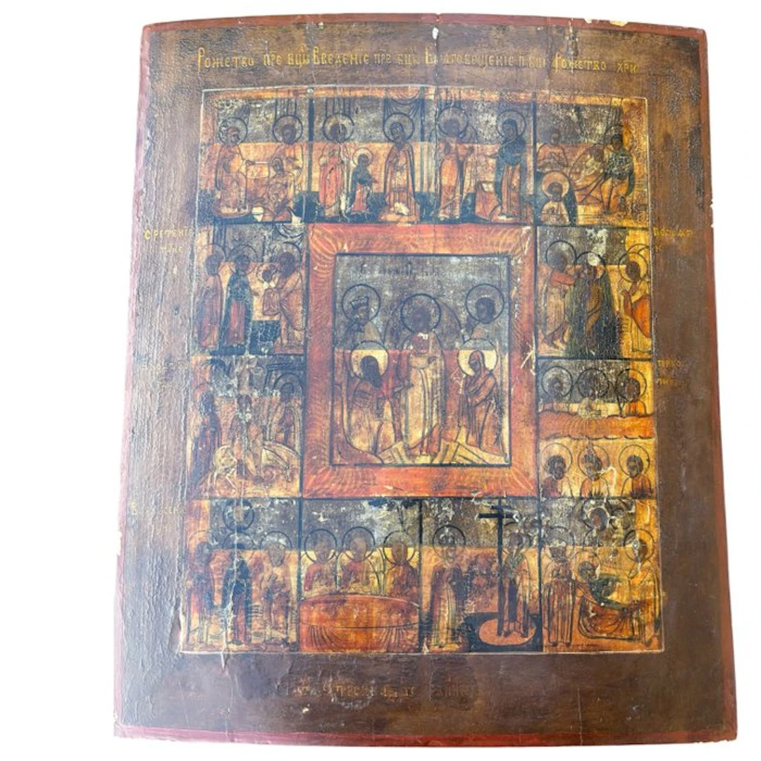 Icon - Fiery Ascent of Prophet Elijah