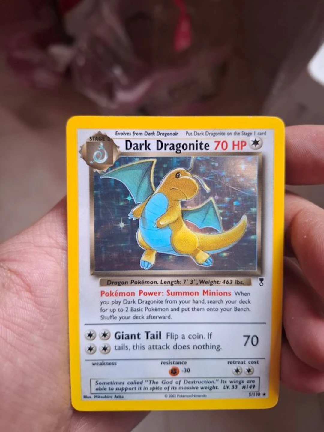 Pokémon - 1 Card - Dark Dragonite 5/110 Foil - Various sets
