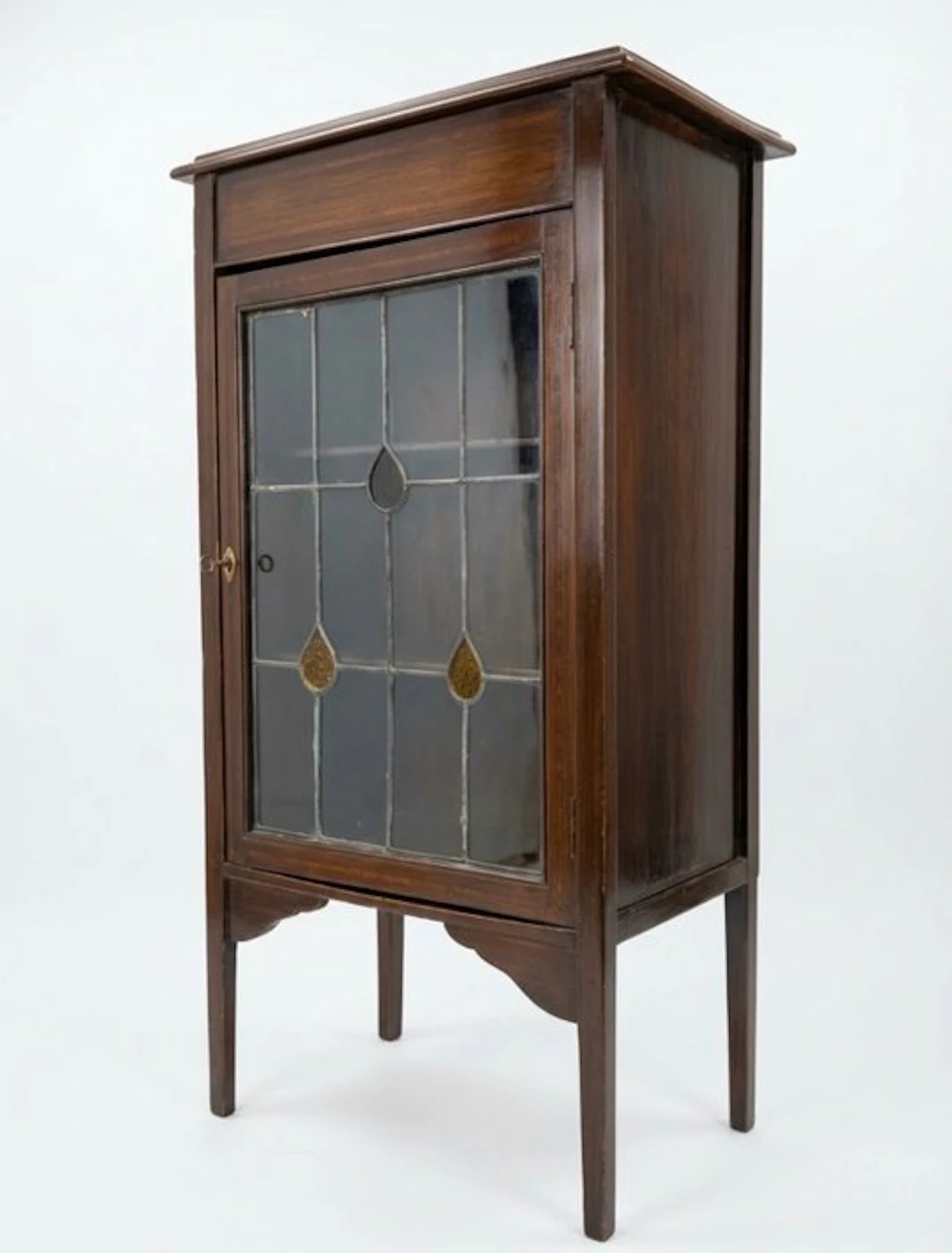 Display cabinet - Mahogany - Edwardian Art Nouveau
