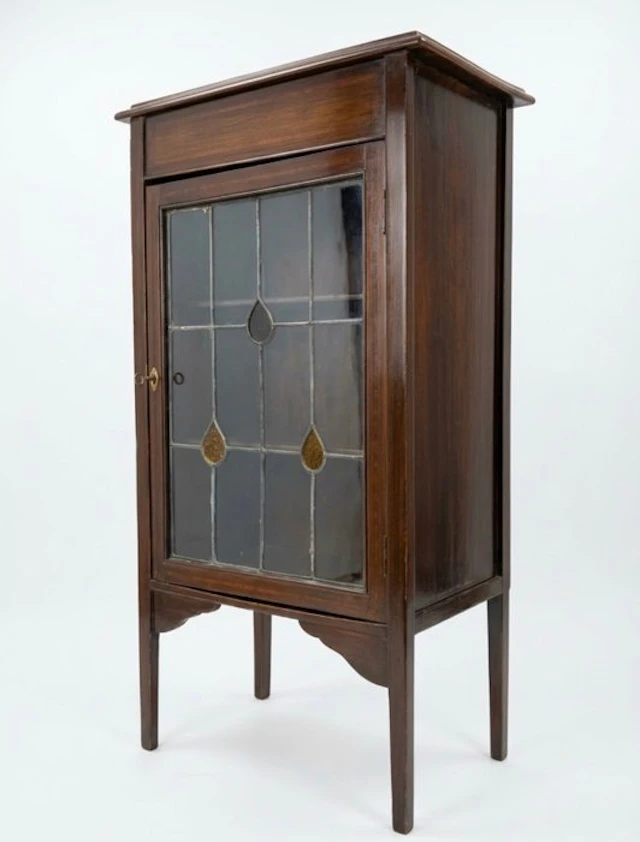 Display cabinet - Mahogany - Edwardian Art Nouveau