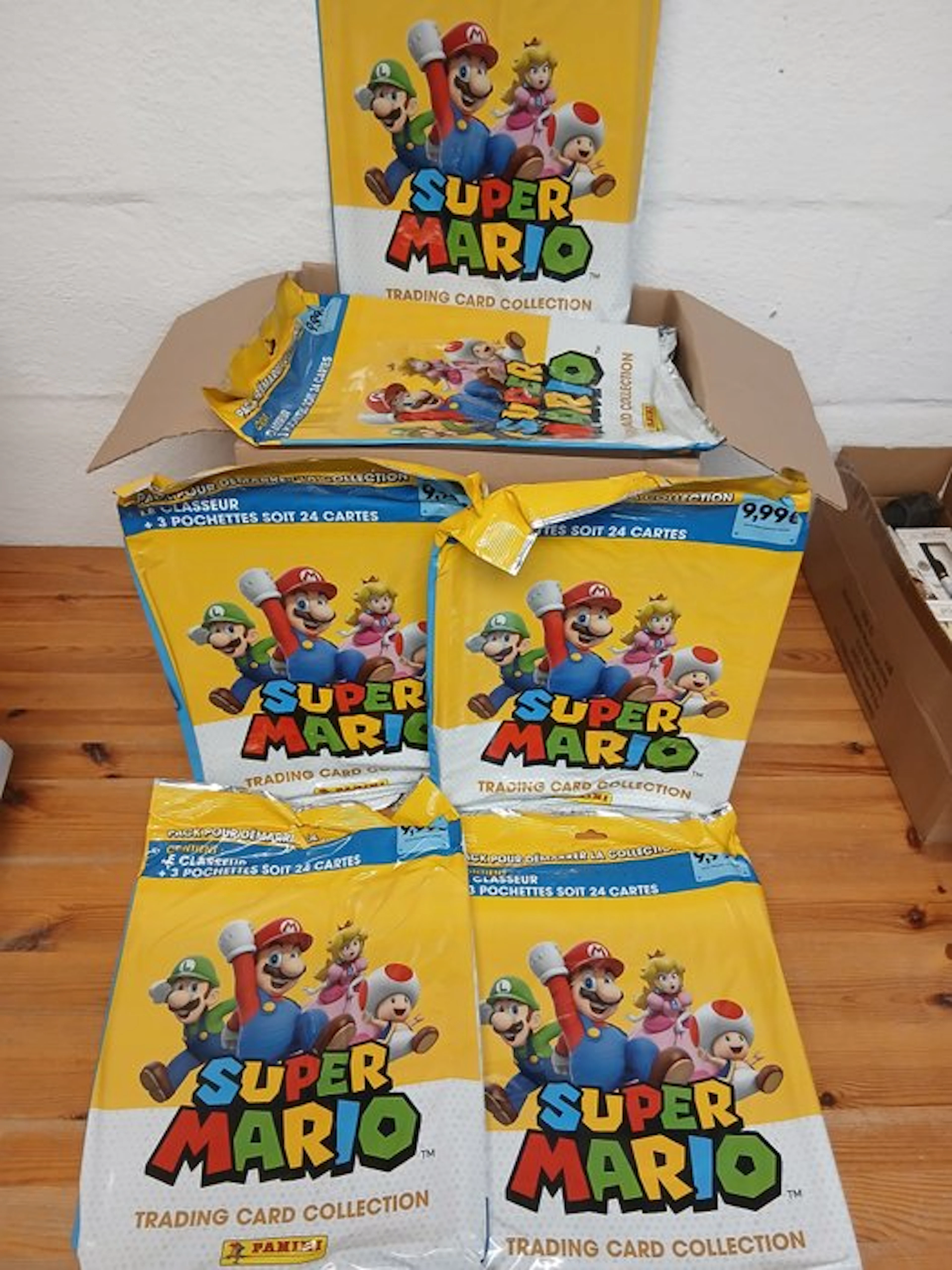 Panini - 30 Blister pack - 30 startersets with cards super mario bros