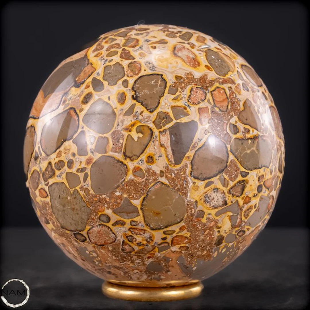 Leopard Jasper Sphere – Fascinating natural artwork- 1442.81 g