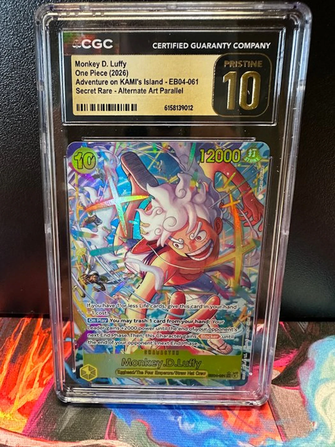 Bandai - 1 Graded card - One Piece - Monkey D