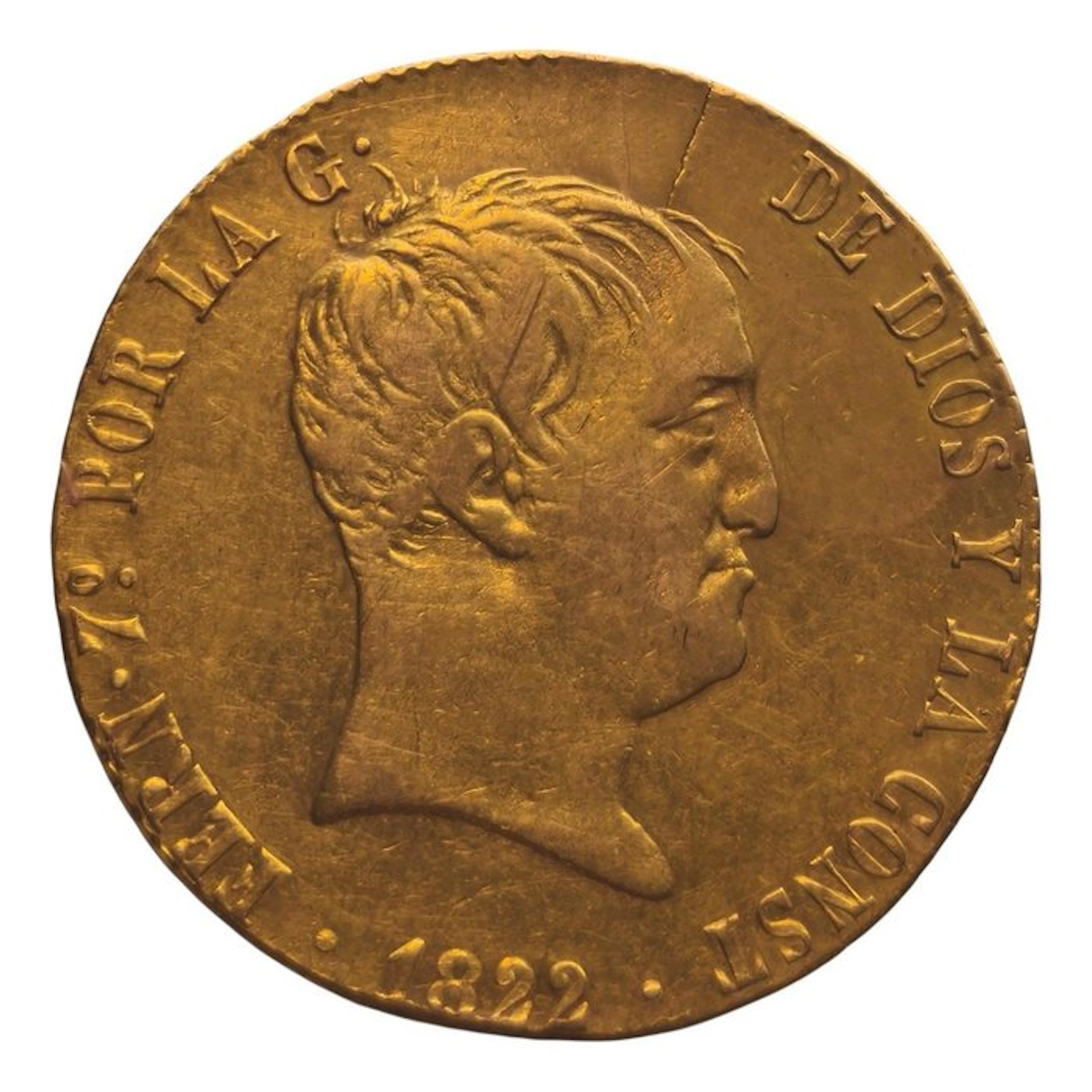 Spain. 160 Reales Fernando VII 1822 Madrid
