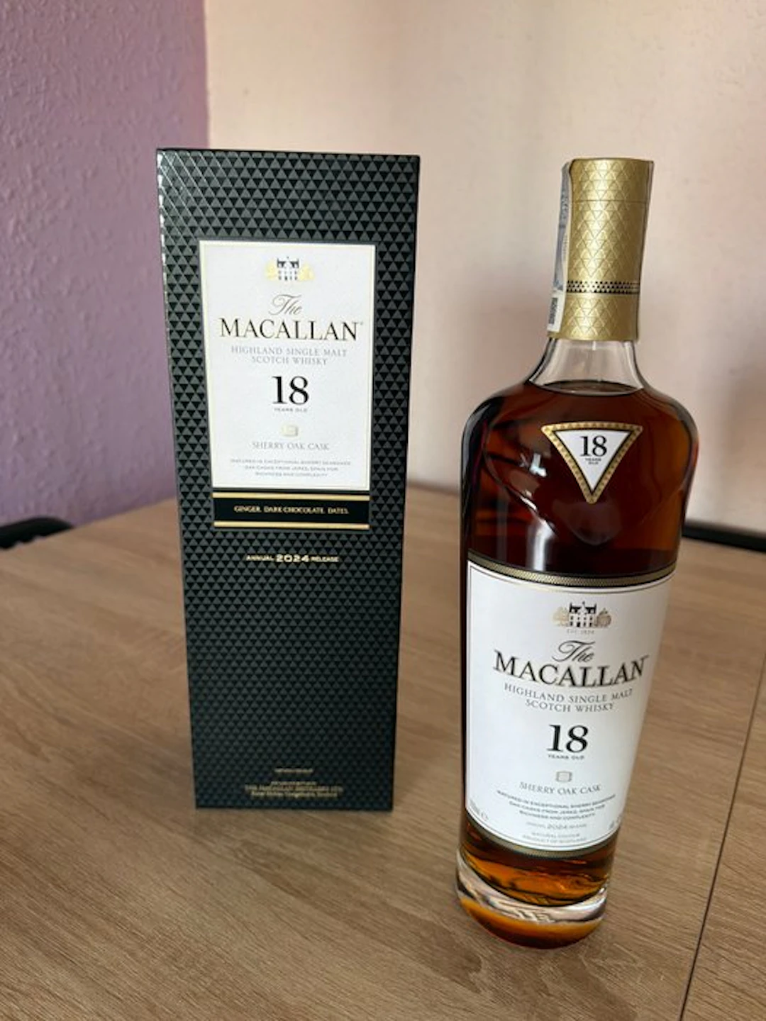 Macallan 18 years old Sherry Oak Cask 2024 Release - 70cl