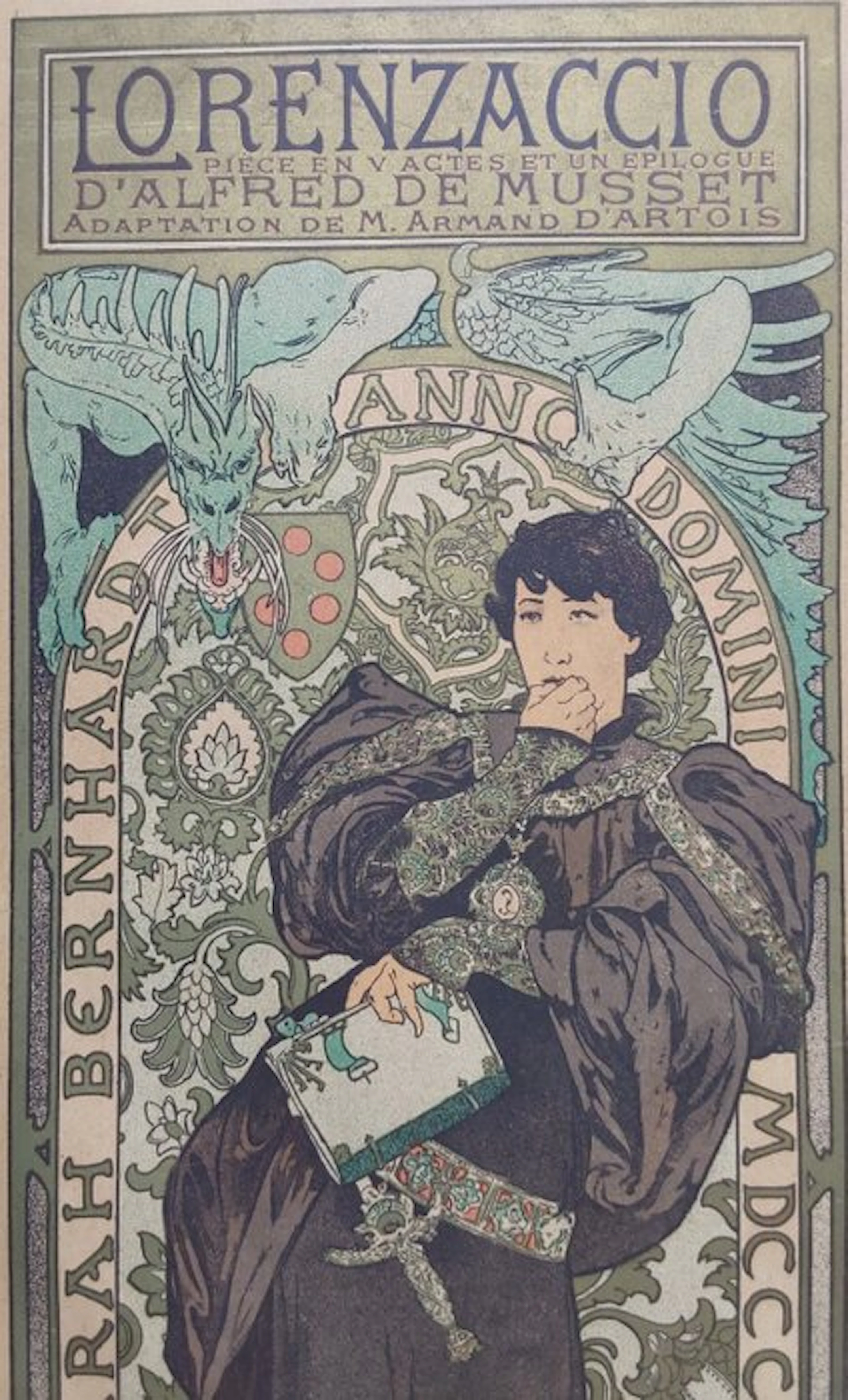 Alphonse Mucha - Maîtres de l'affiche - Lorenzaccio - 1890s