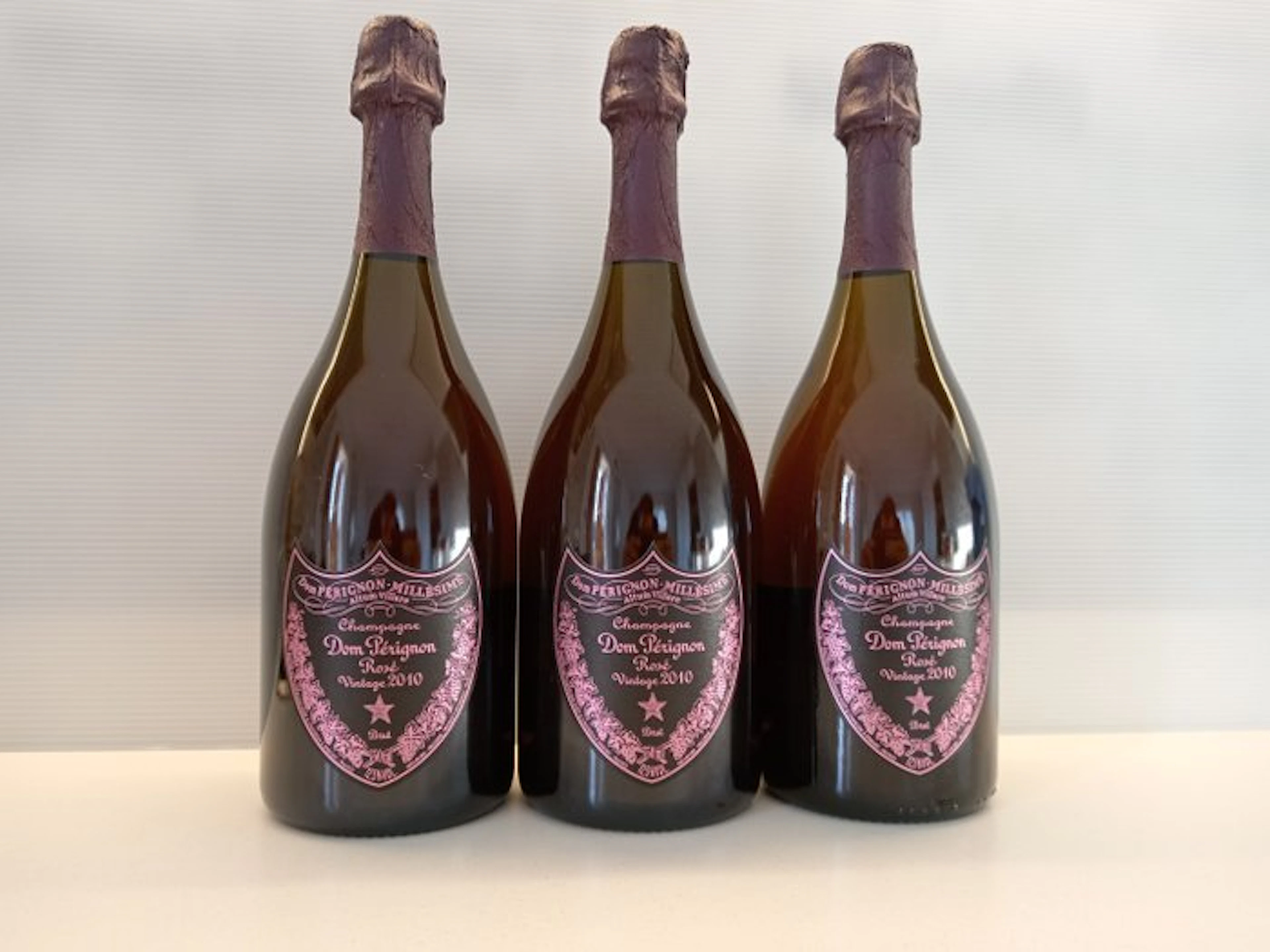 2010 Dom Pérignon - Champagne Rosé, Brut - 3 Bottles (0.75L)