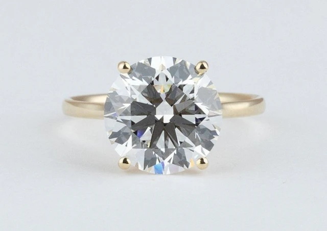 No reserve price - Ring - 14 kt
