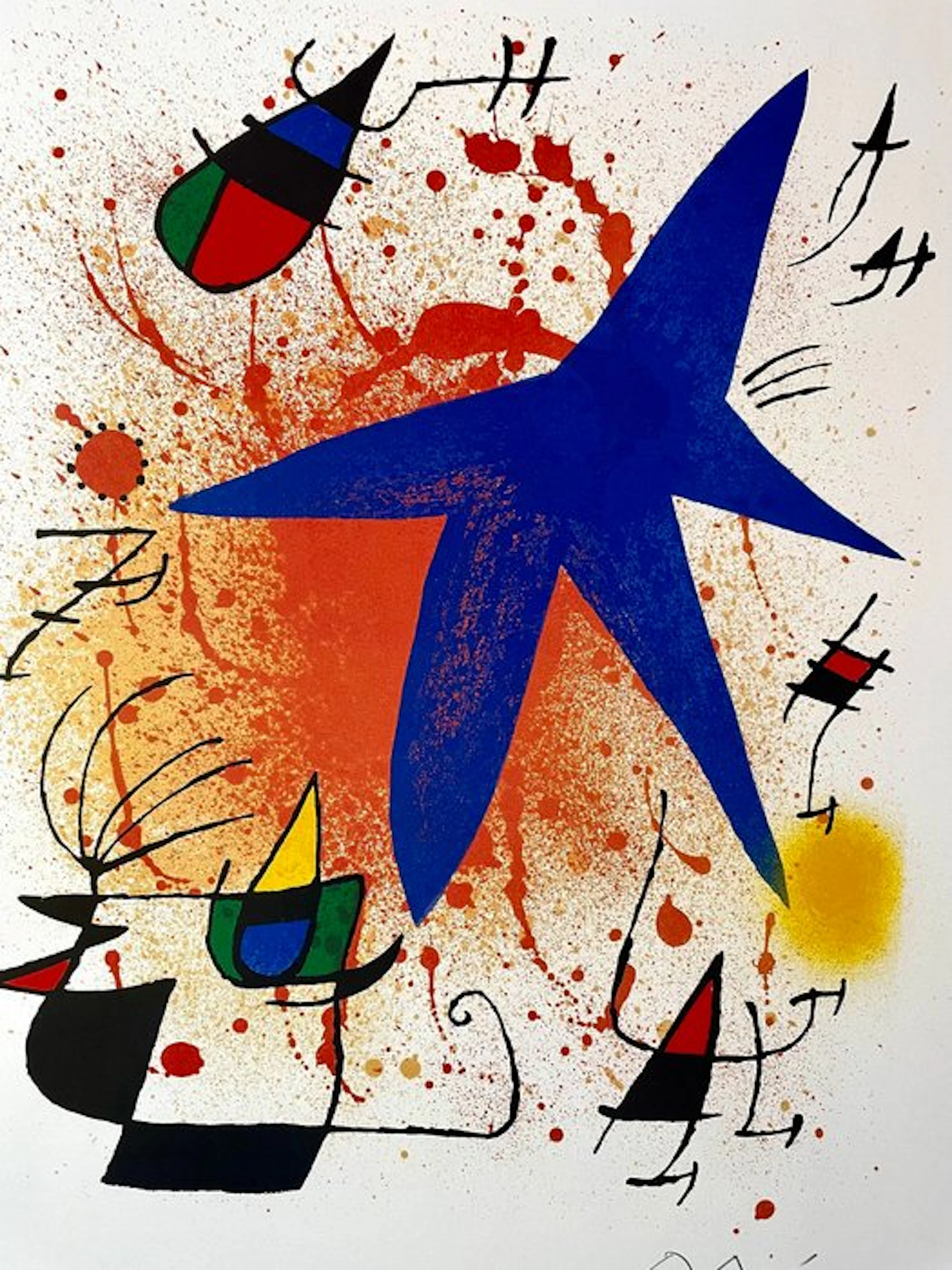 Joan Miró (after) - "Litographie I "(1972) - 1990s