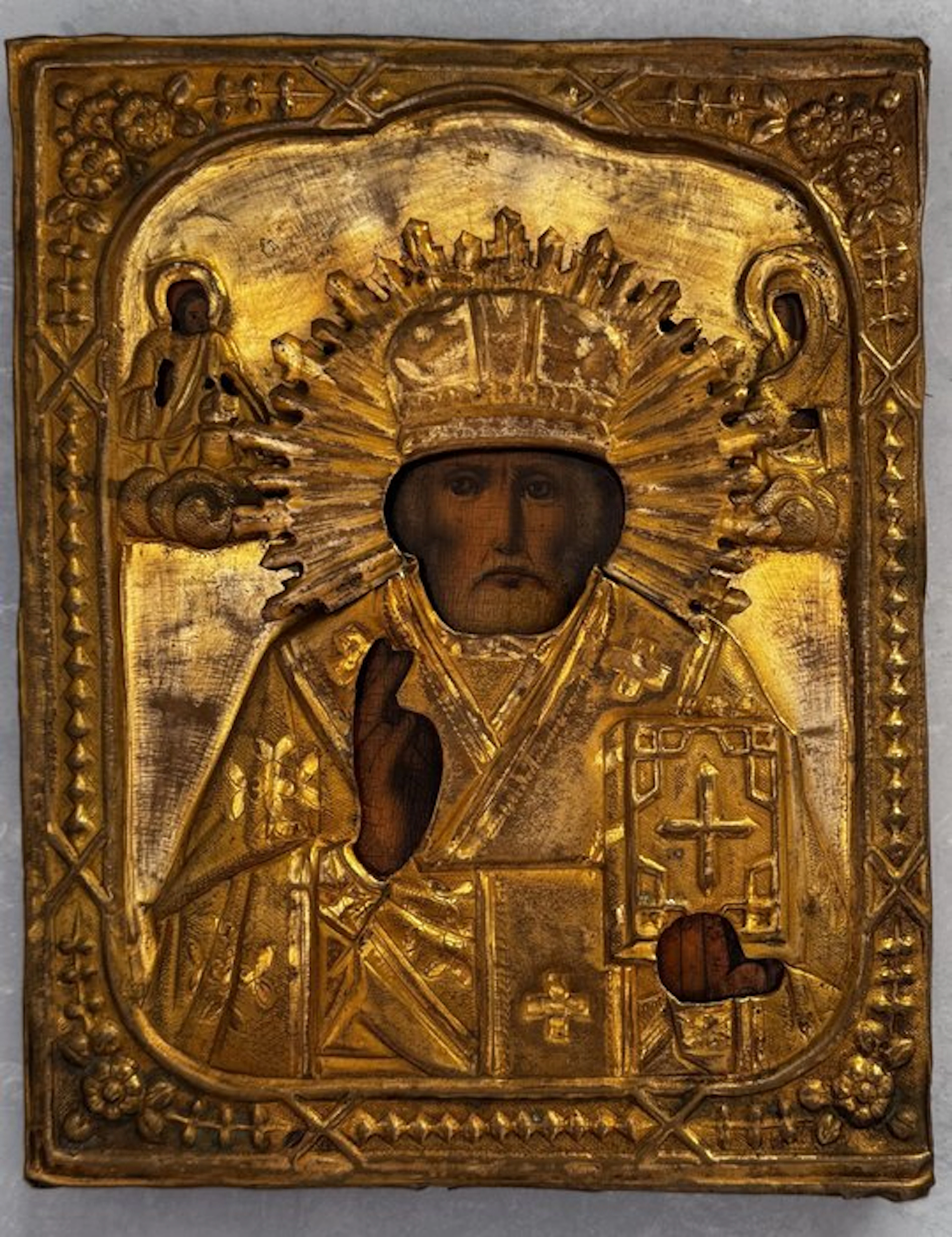 Icon - Wood, Metal - SAN NICOLAS DE MIRA