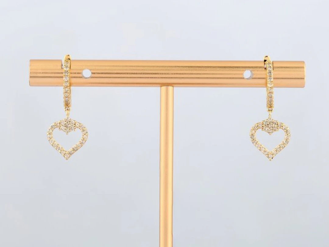 Earrings - 14 kt. Yellow gold - 0.29ct. tw. Diamond (Natural)