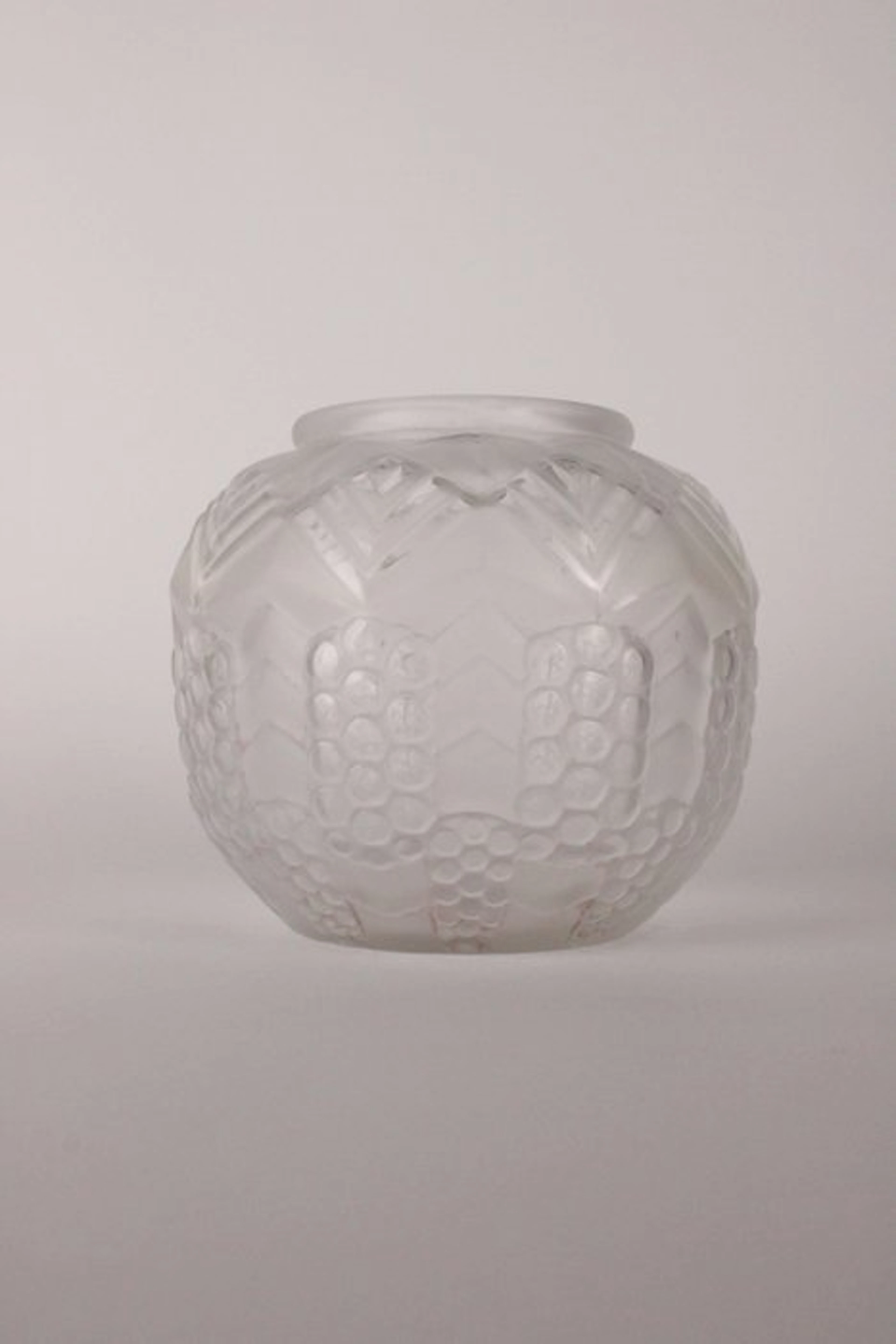 A. Hunebelle & R. Cogneville - André Hunebelle - Vase - Grapes - Glass