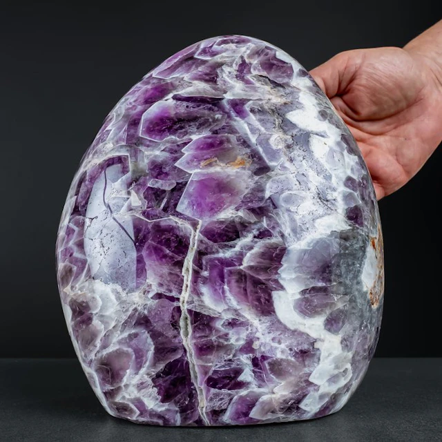 Natural Chevron Amethyst Freiform, Bolivia- 5286.78 g