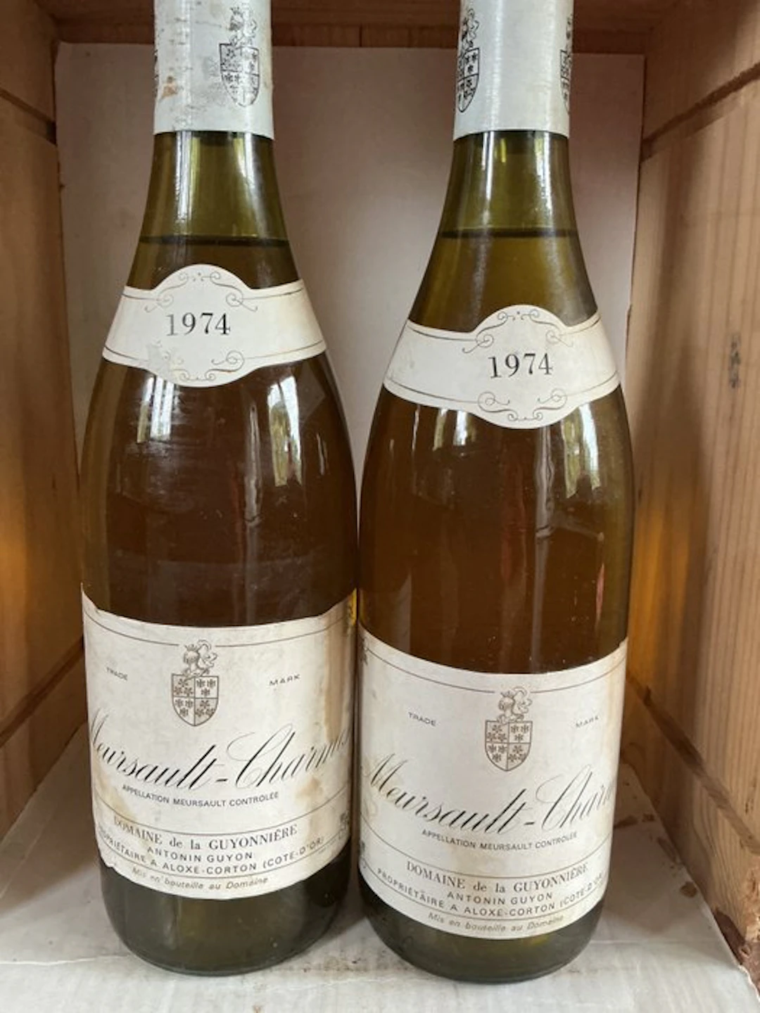1974 Antonin Guyon "Charmes" - Meursault 1er Cru - 2 Bottles (0.75L)