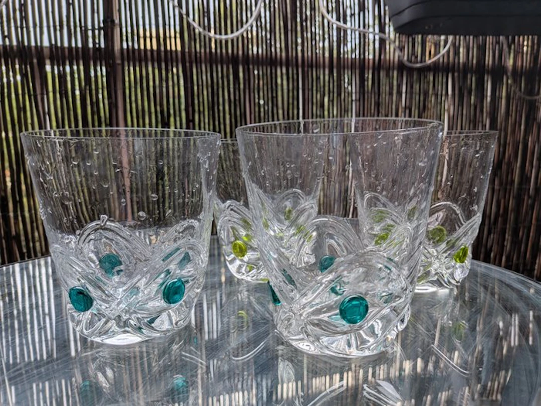Lalique - Whisky glass (4) - Florida - Crystal