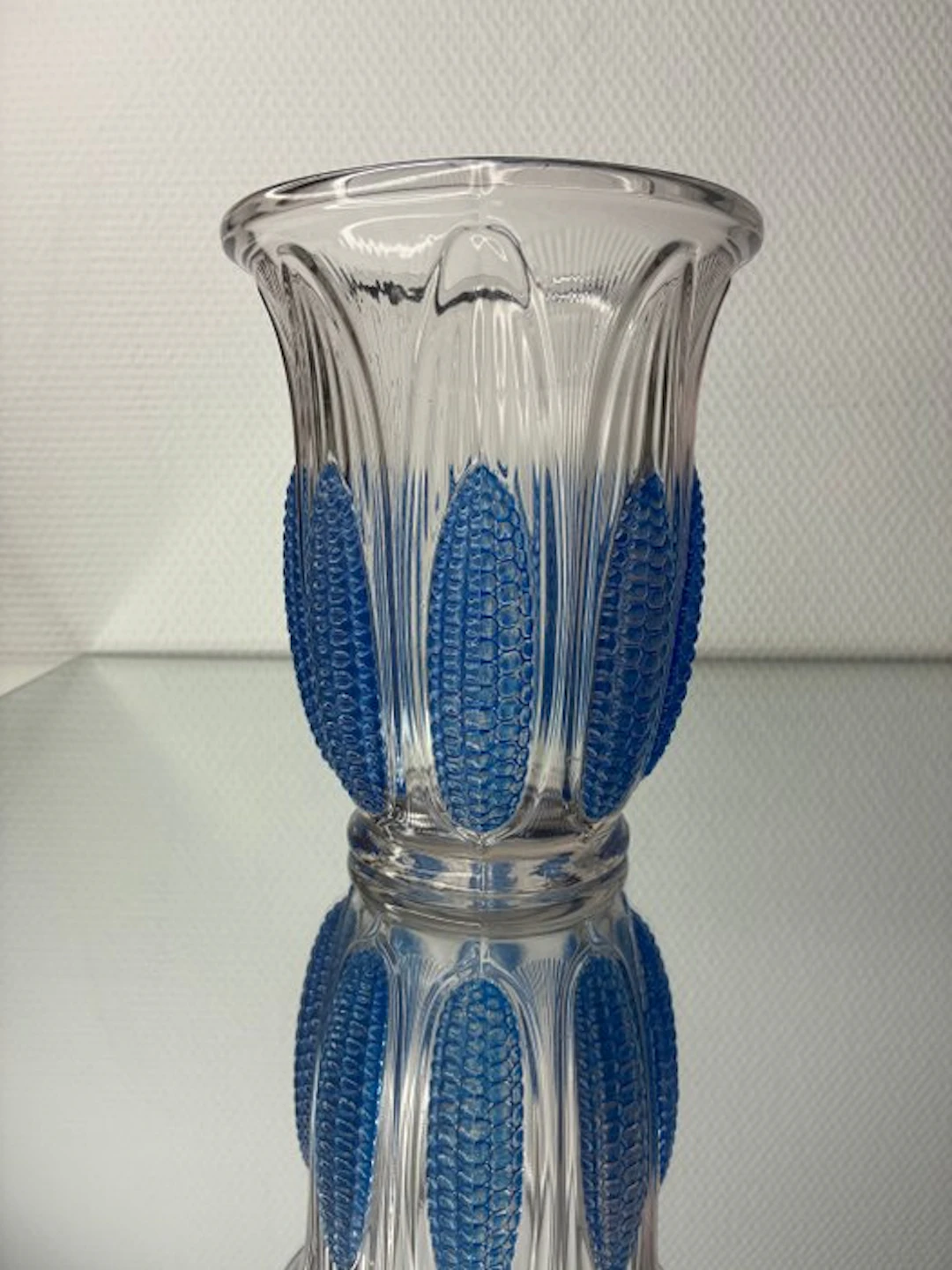 Val Saint Lambert - Vase - Corn - Crystal
