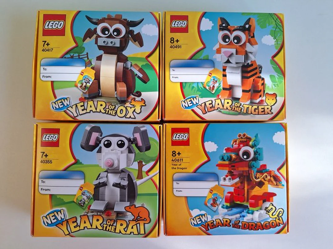 LEGO Set - Seasonal - YEAR OFF THE RAT 2020 THE OX 2021...