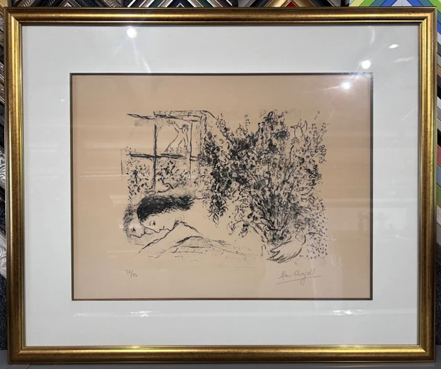 Marc Chagall (1887-1985) - Près de la fenêtre (1971)