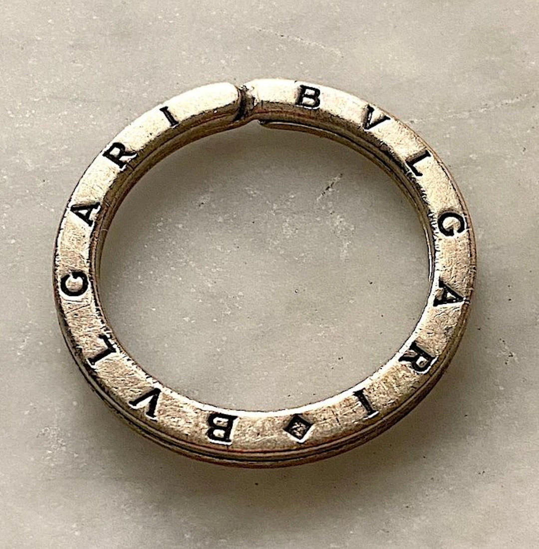Bulgari - B.ZER01 RING in ARGENTO 925 - Keyring