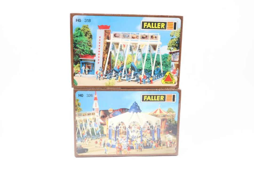 Faller H0 - 318/326 - Model train building kits (2) - Two...
