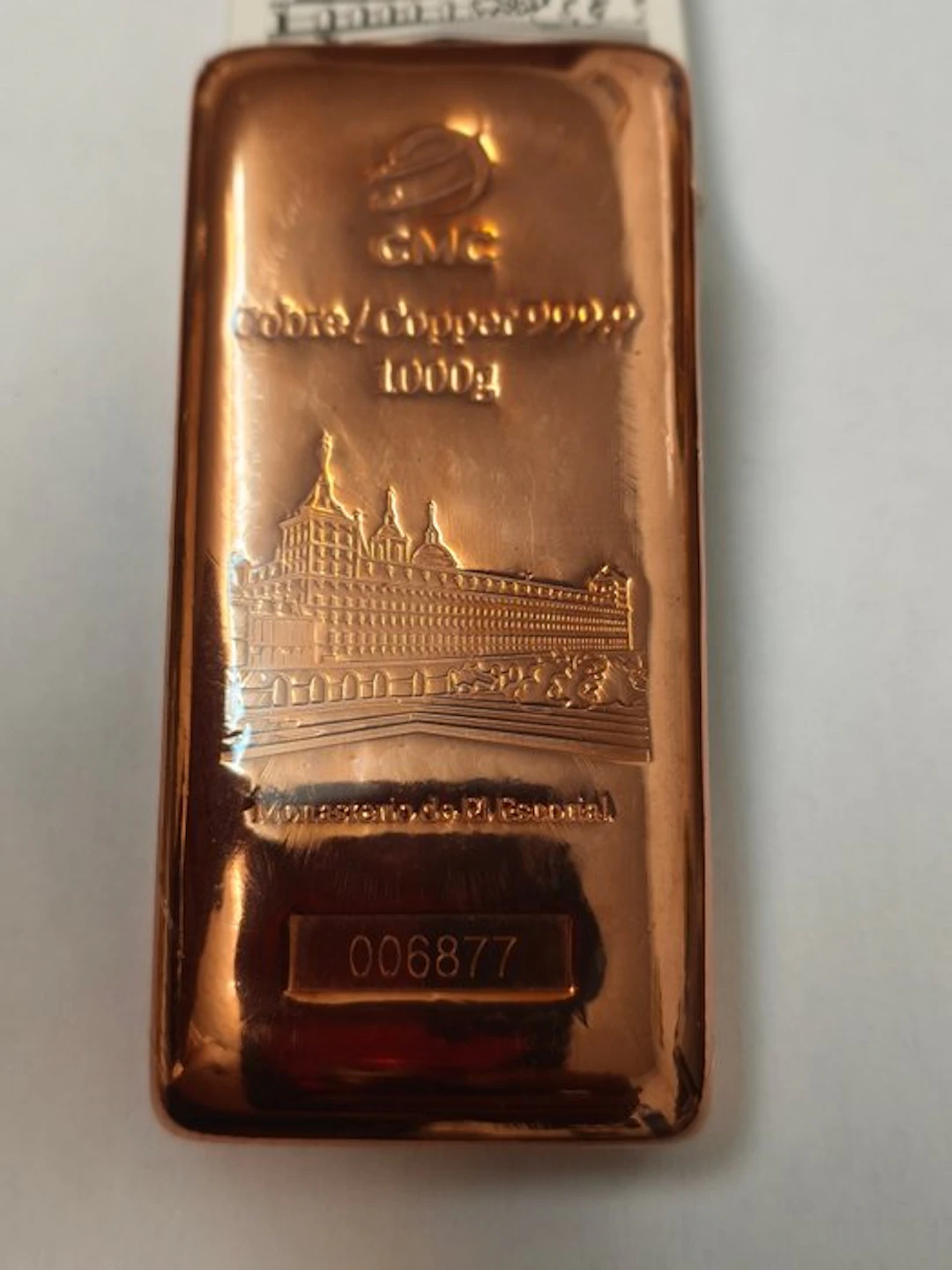 1 kilogram - Copper .999 - Germanía mint - Sealed & with...