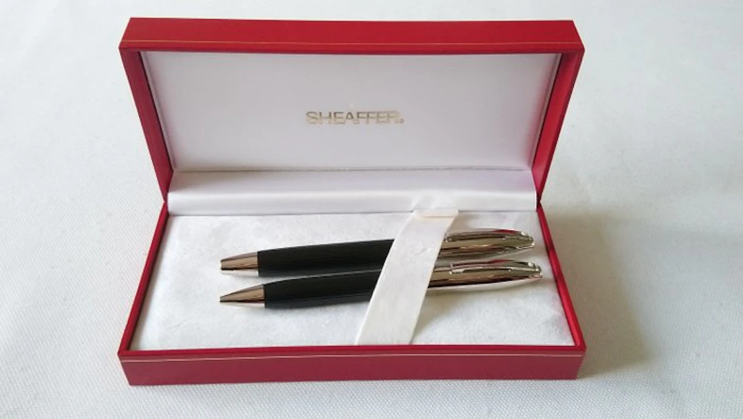 Sheaffer - SHEAFFER set 2 pens Legacy II Linear Black...