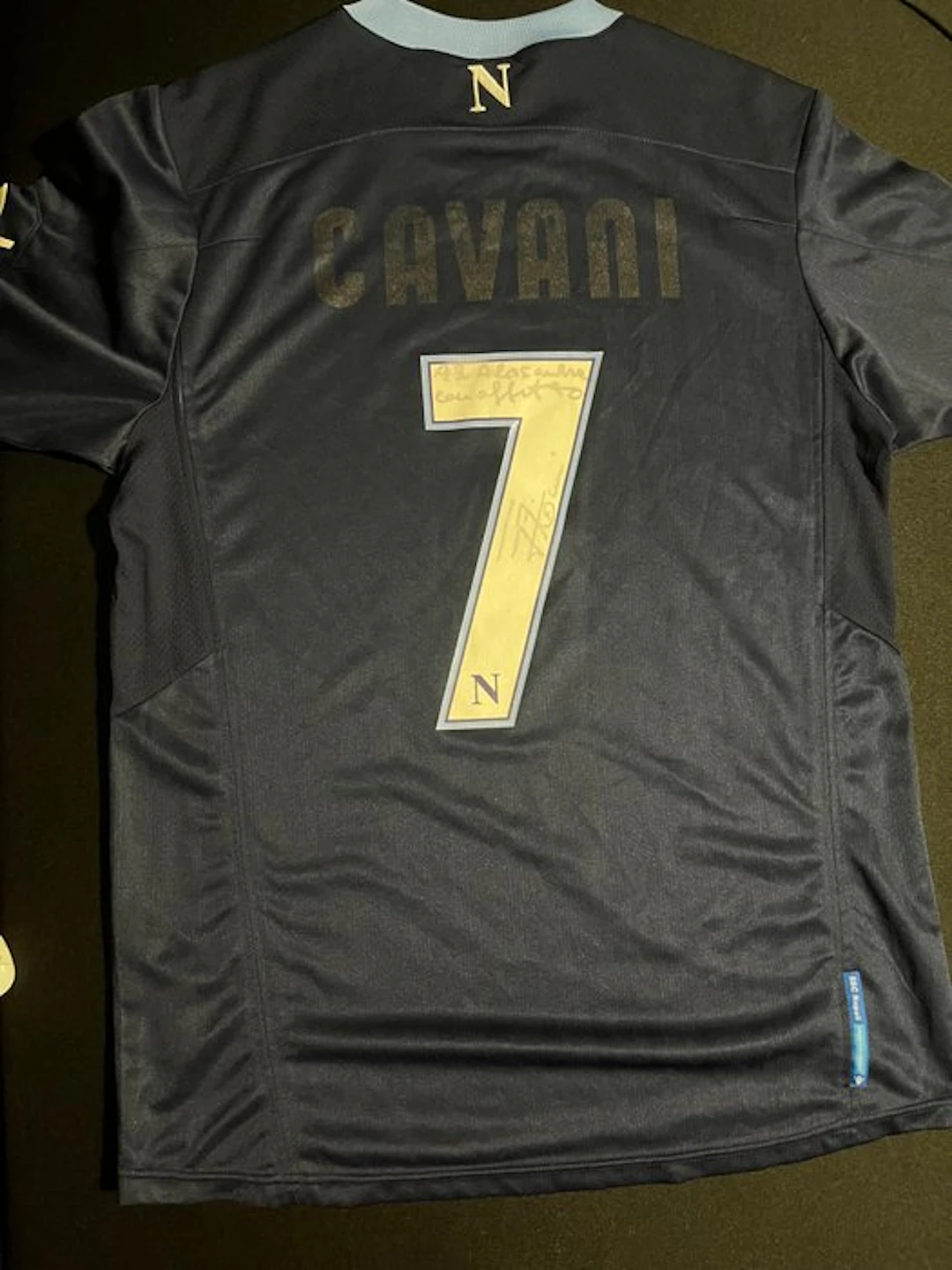 SSC Napoli - Italian Championship (Serie A) - Edinson Cavani - Football shirt