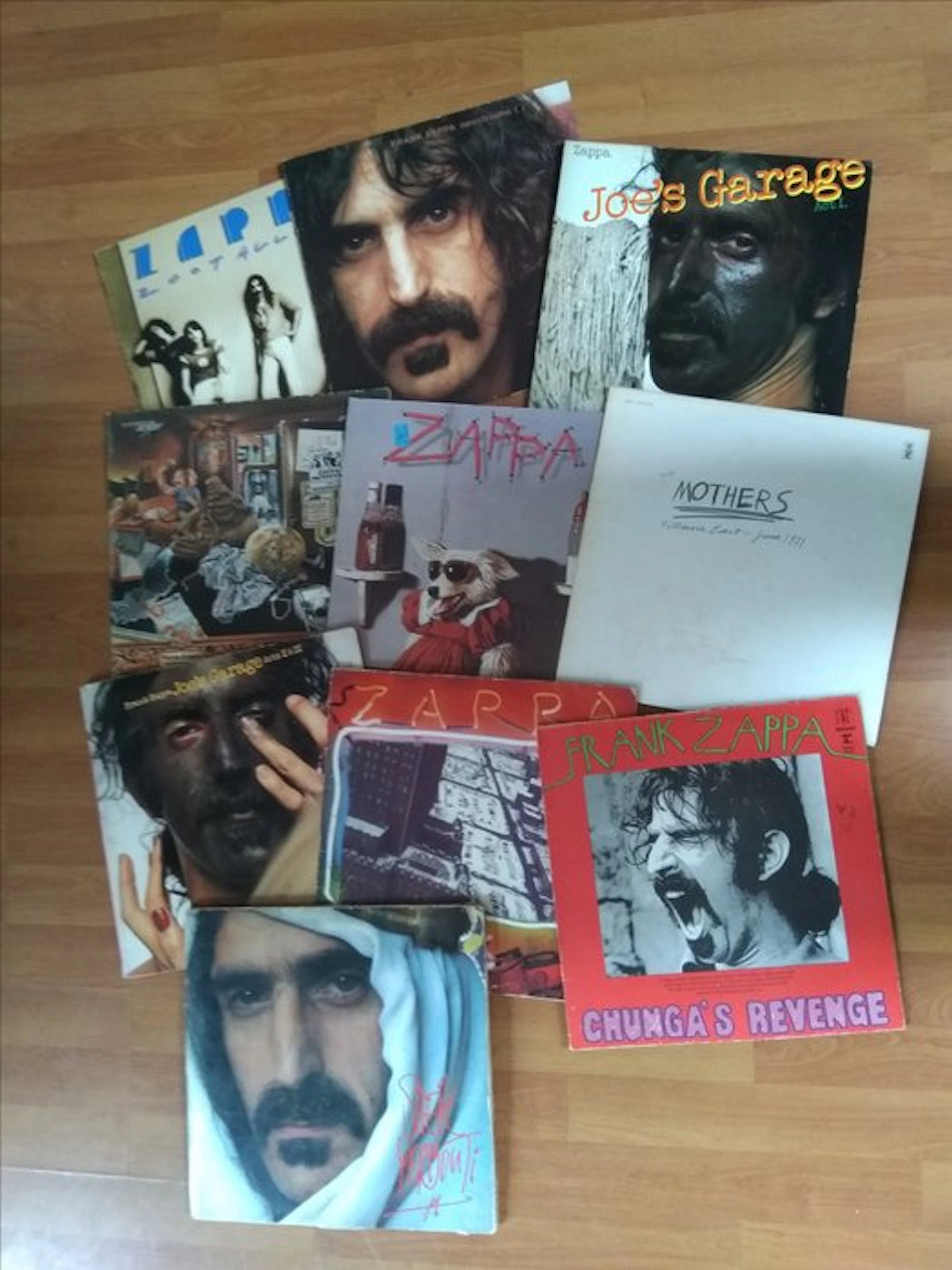 Frank Zappa - 10 x albums (inc. double LPs) - LP albums (multiple items) - 1971