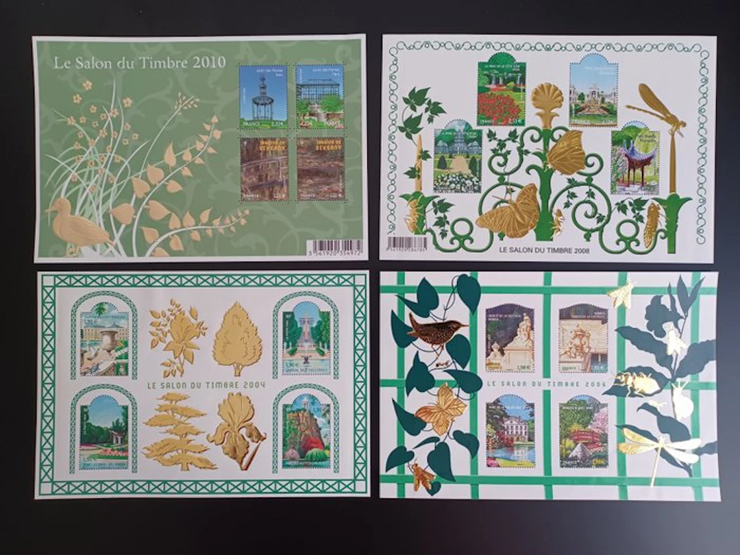 France 2004/2012 - Set of 5 souvenir sheets from the 'Stamp Show' N**