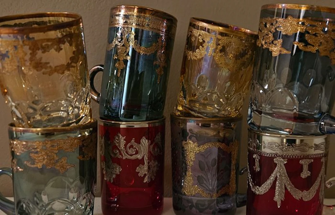 antica cristalleria italiana - Coffee service (8) - full...