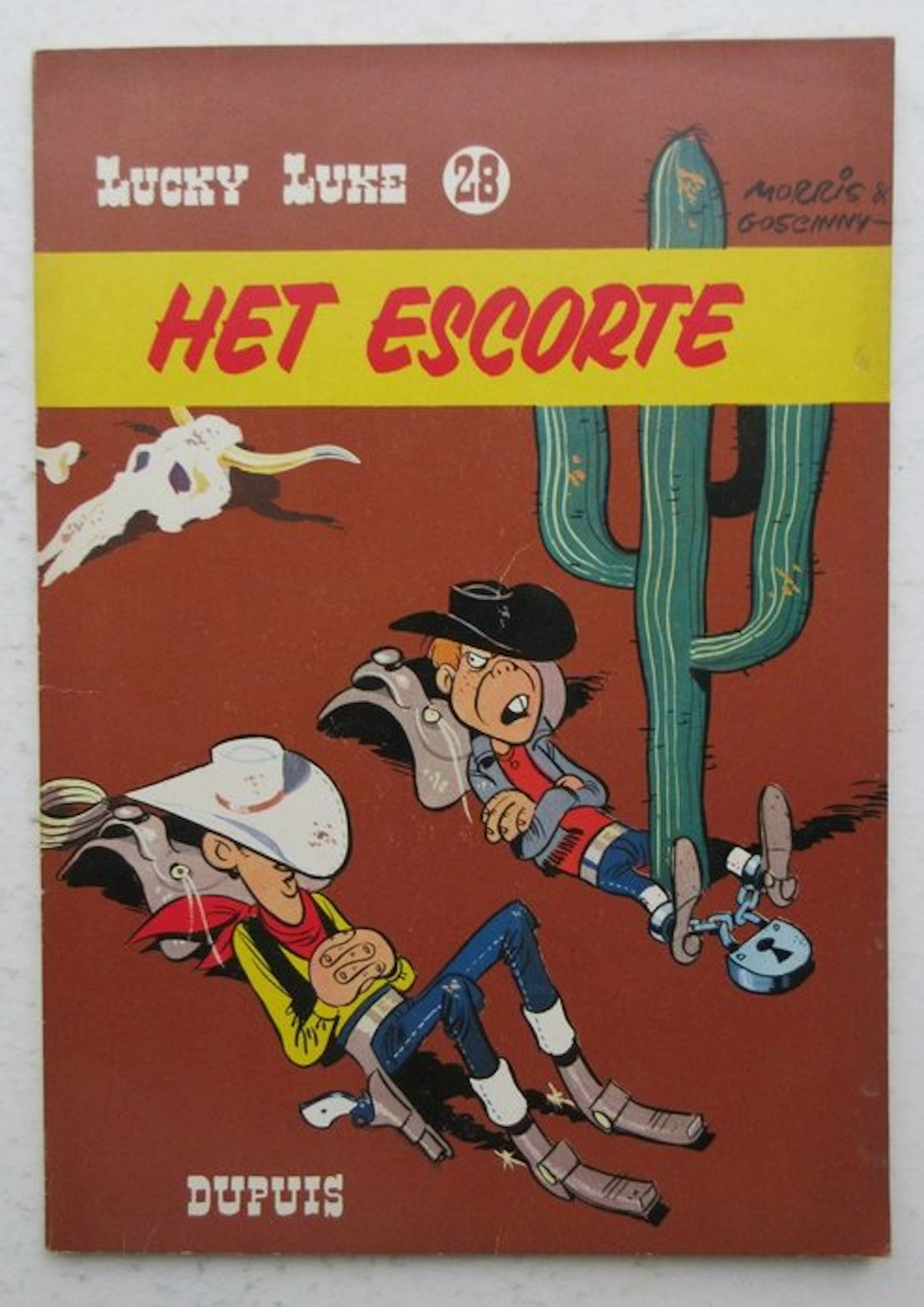 Lucky Luke 28 - Het escorte - 1 Album - First edition - 1966