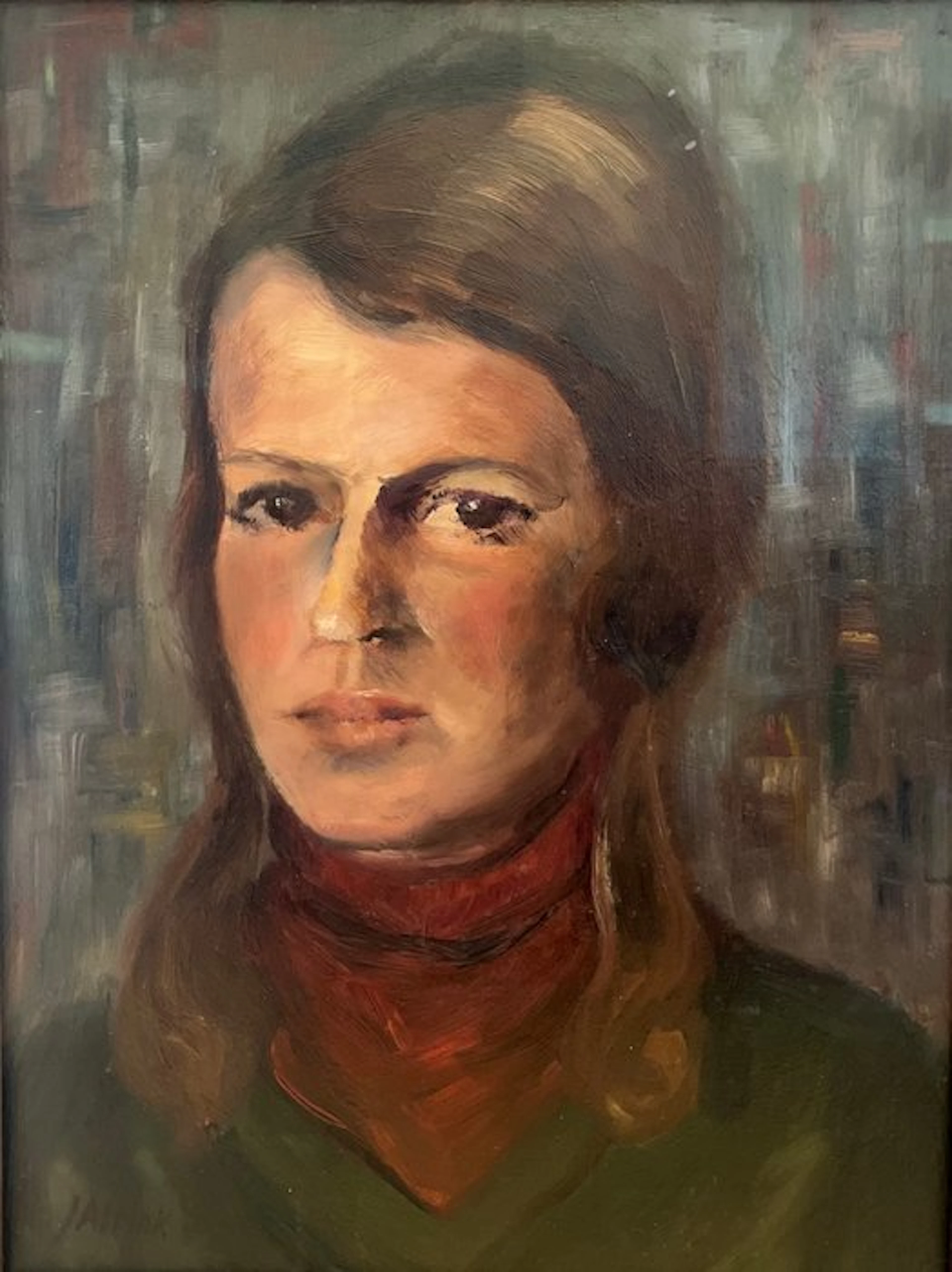 Jan Altink (1885-1971) - Meisje met de rode sjaal