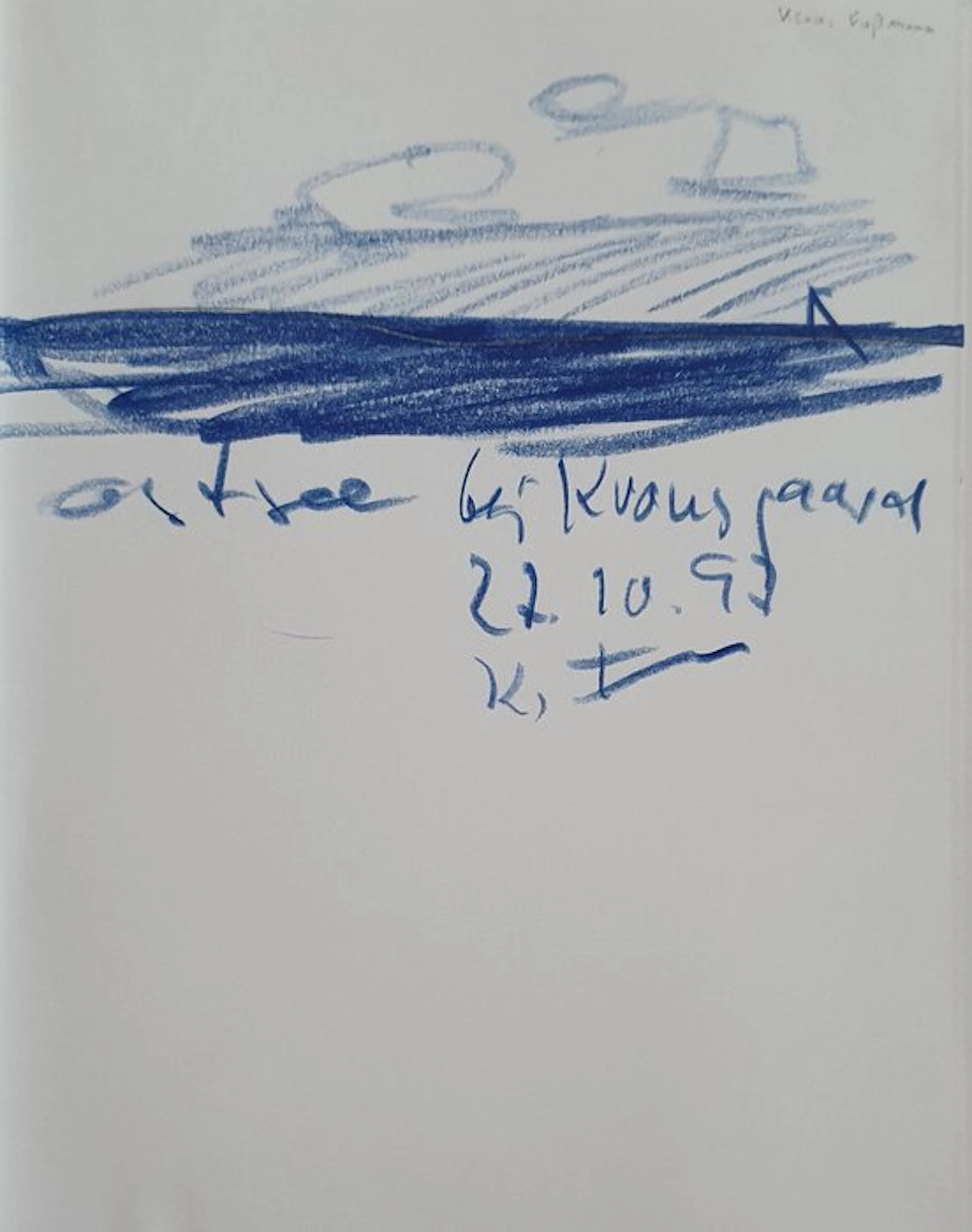 Klaus Fussmann (1938) - Ostsee bei Kronsgaard, 1997