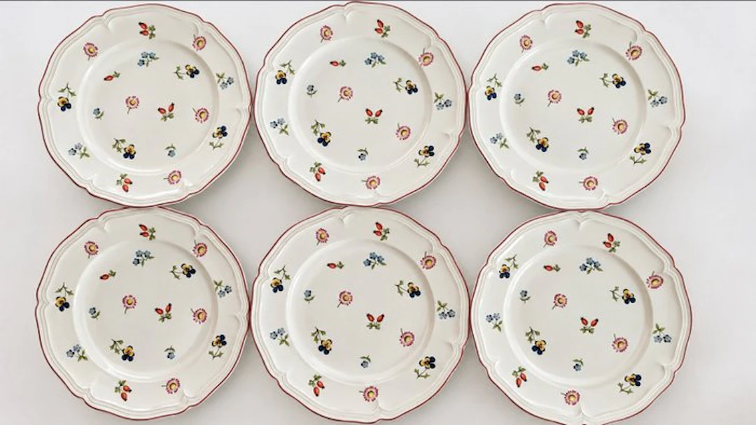 Villeroy & Boch - 6 Assiettes Entremet Dessert - Table...