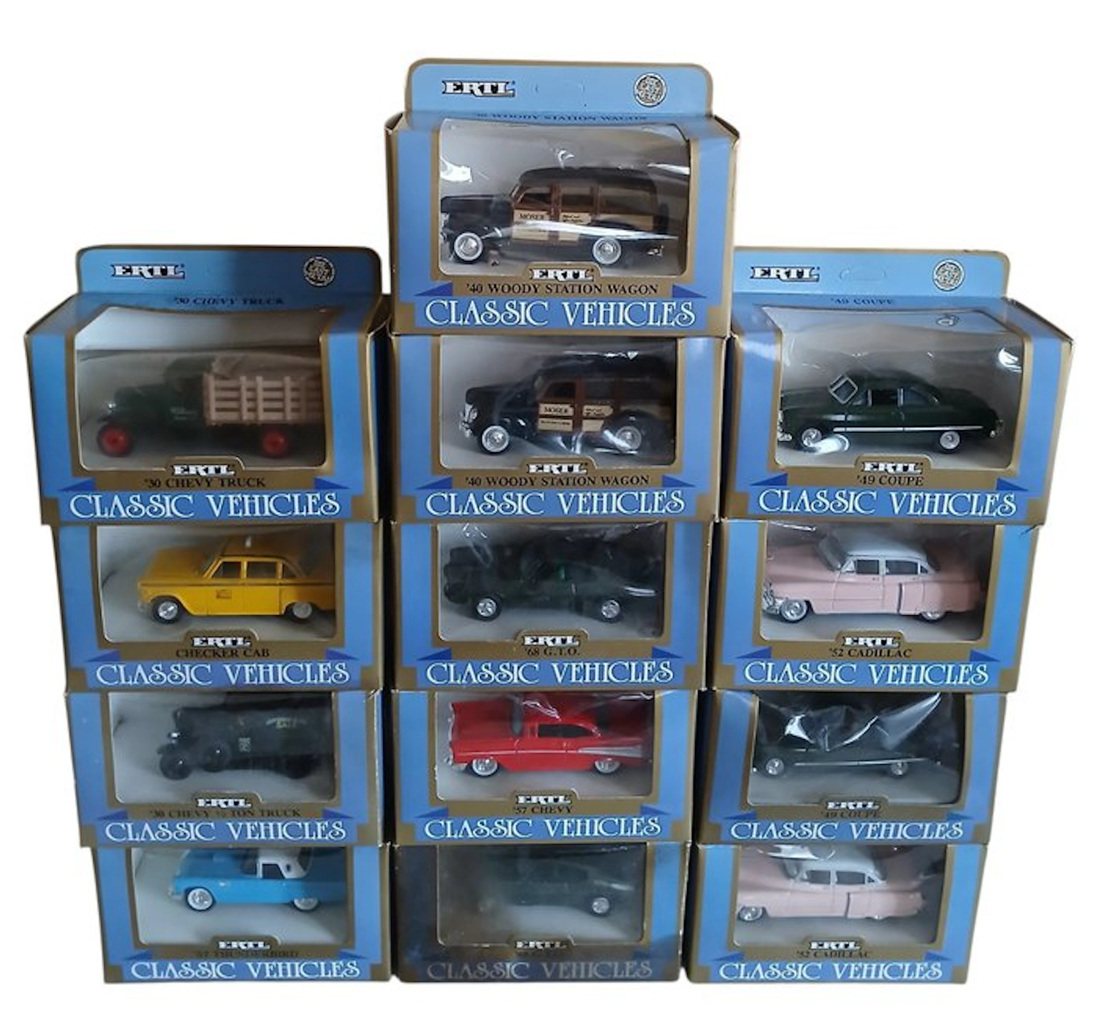 Ertl 1:43 - Model car (13) - Lotto con 13 Modelli Ertl - Ertl Classic
