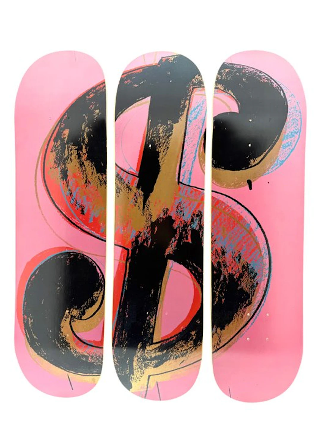 ANDY WARHOL (after) X Skateroom - PINK DOLLAR SIGN (set...