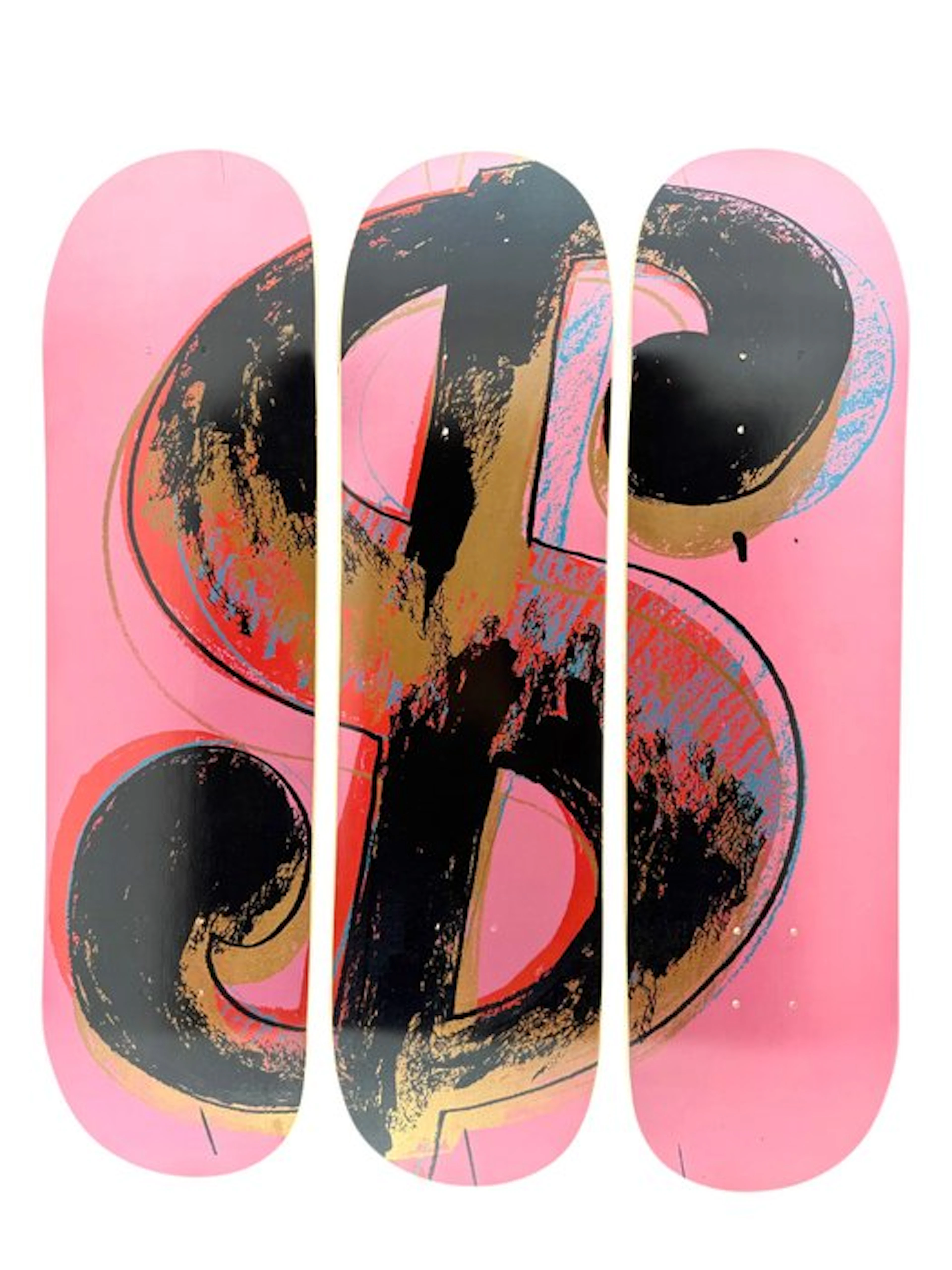 ANDY WARHOL (after) X Skateroom - PINK DOLLAR SIGN (set...