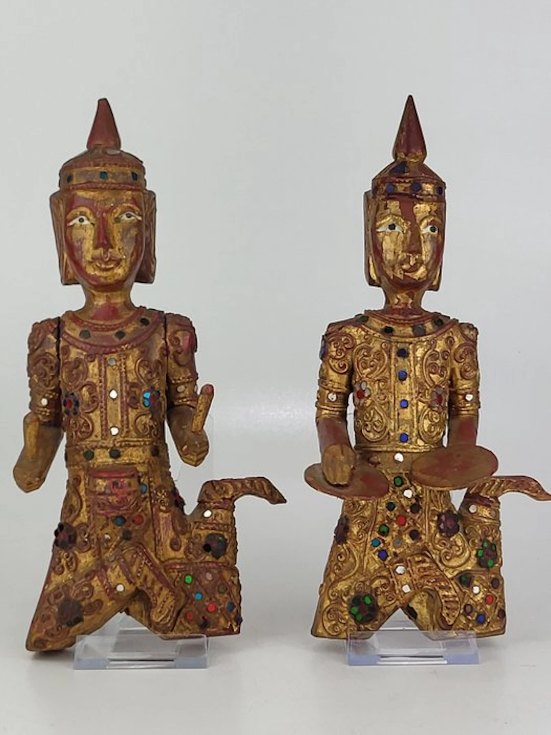 Burmese Temple Musicians - Statue - Myanmar/Burma (No reserve price)